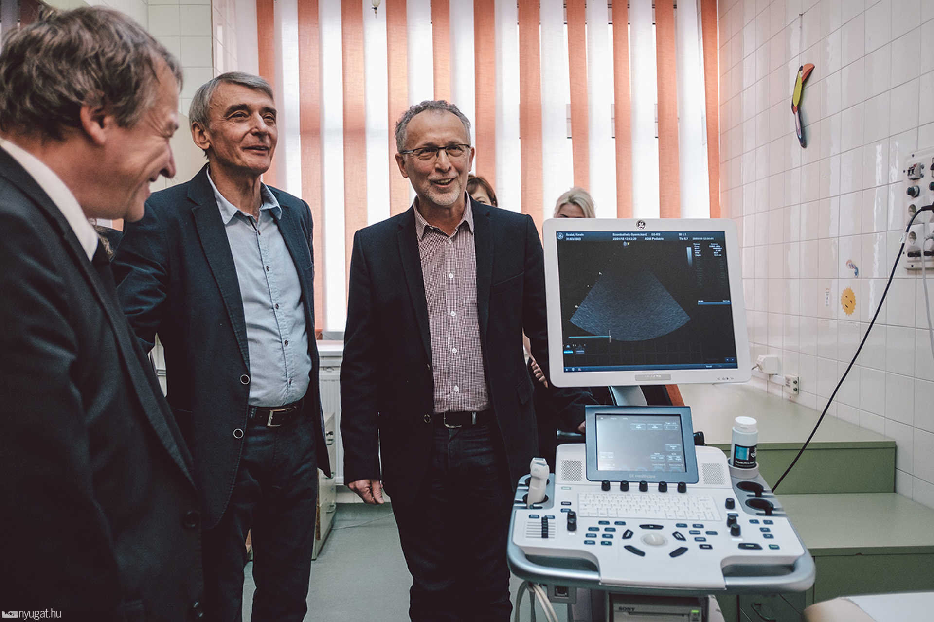 Szív ultahang gép átadója a Markusovszky Kórházban