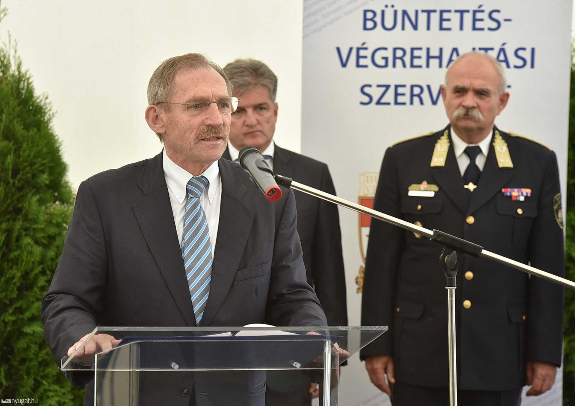Új börtönrész átadása Szombathelyen
