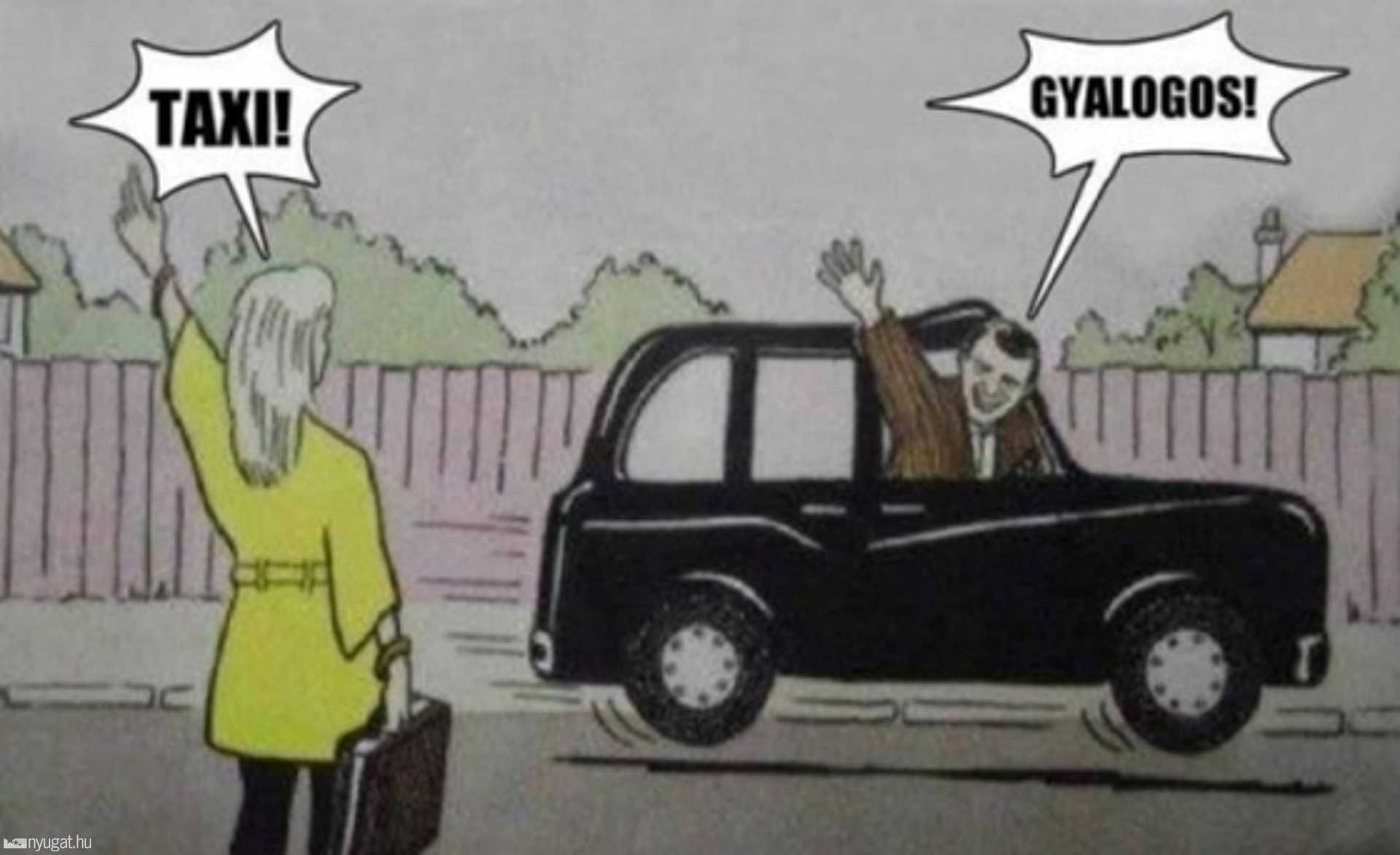 Taxisok vs. Uber mémek