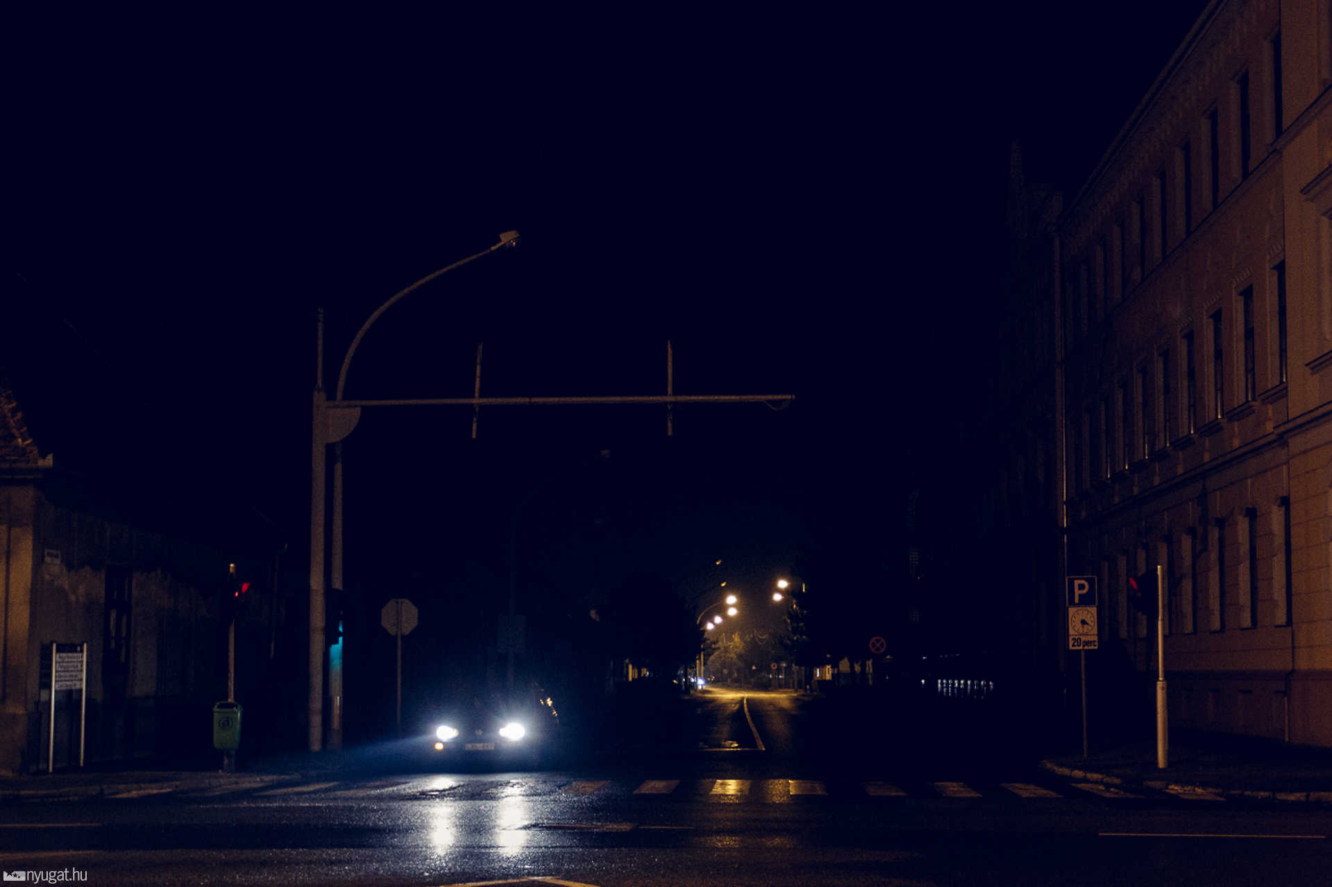 Hiba a közvilágításban a Paragvári utcában