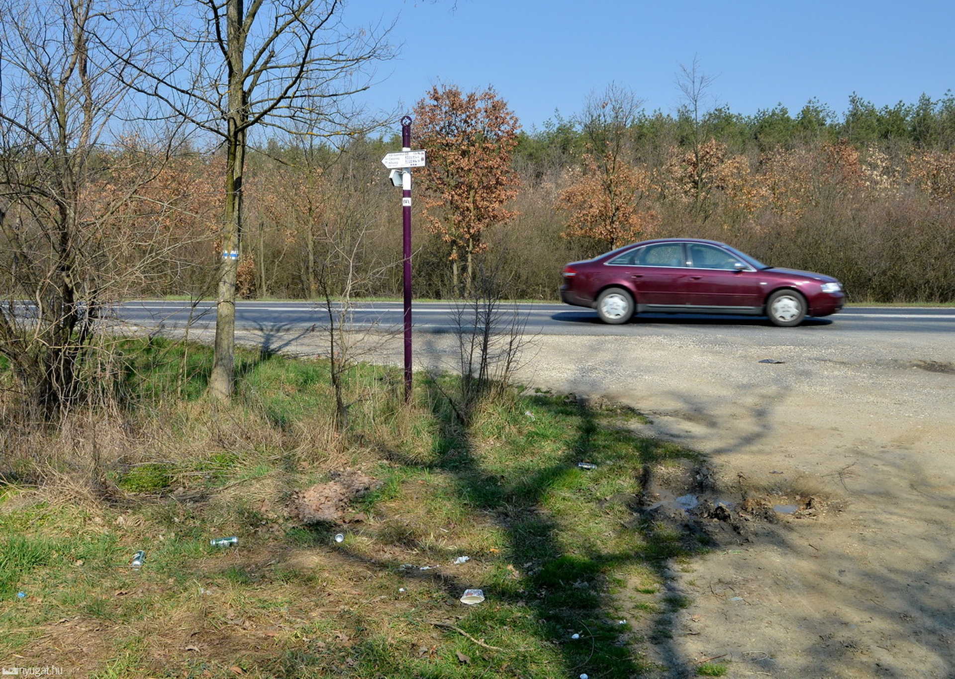 Néhány napja itt még szemétkupac hevert