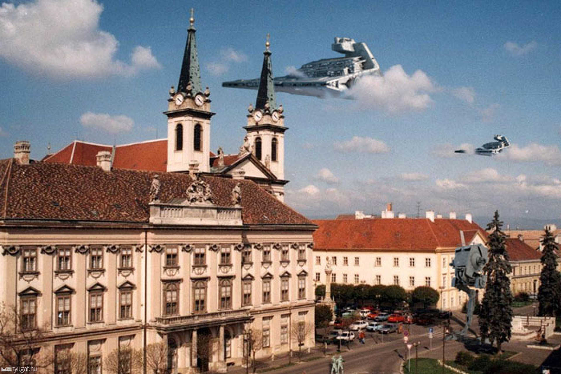 Szombathely legszebb késő-barokk palotája a XVIII. század végén épült Hefele Menyhért tervei alapján