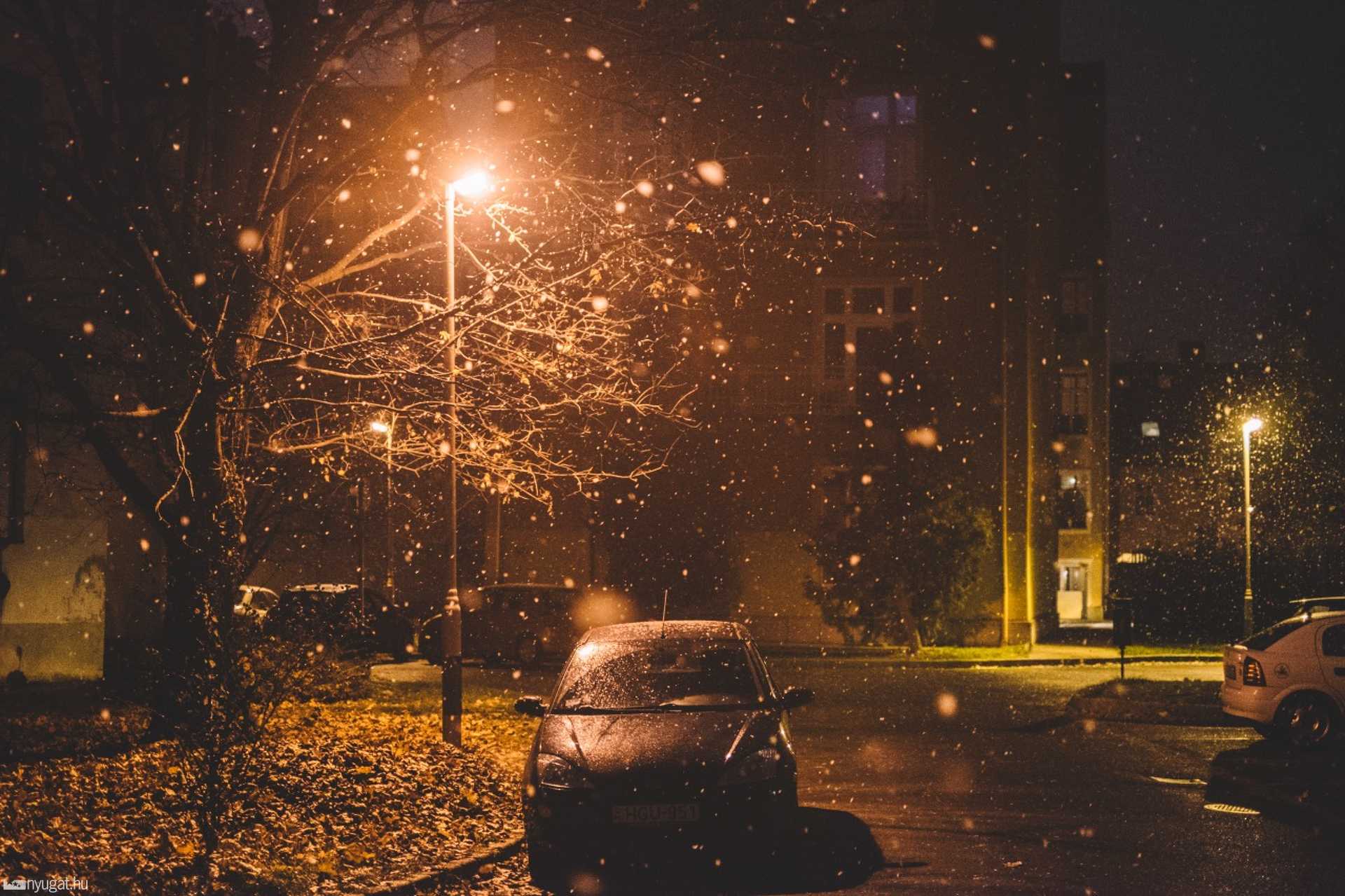 Első hó Szombathelyen - 2015.11.25