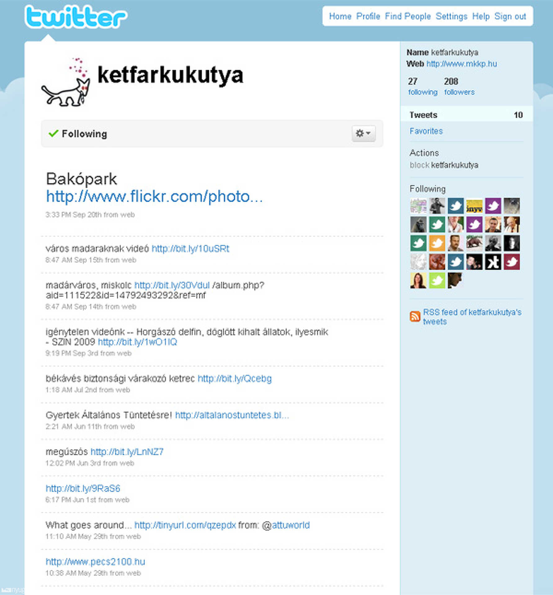 Magyar Kétfarkú Kutya Párt a Twitteren