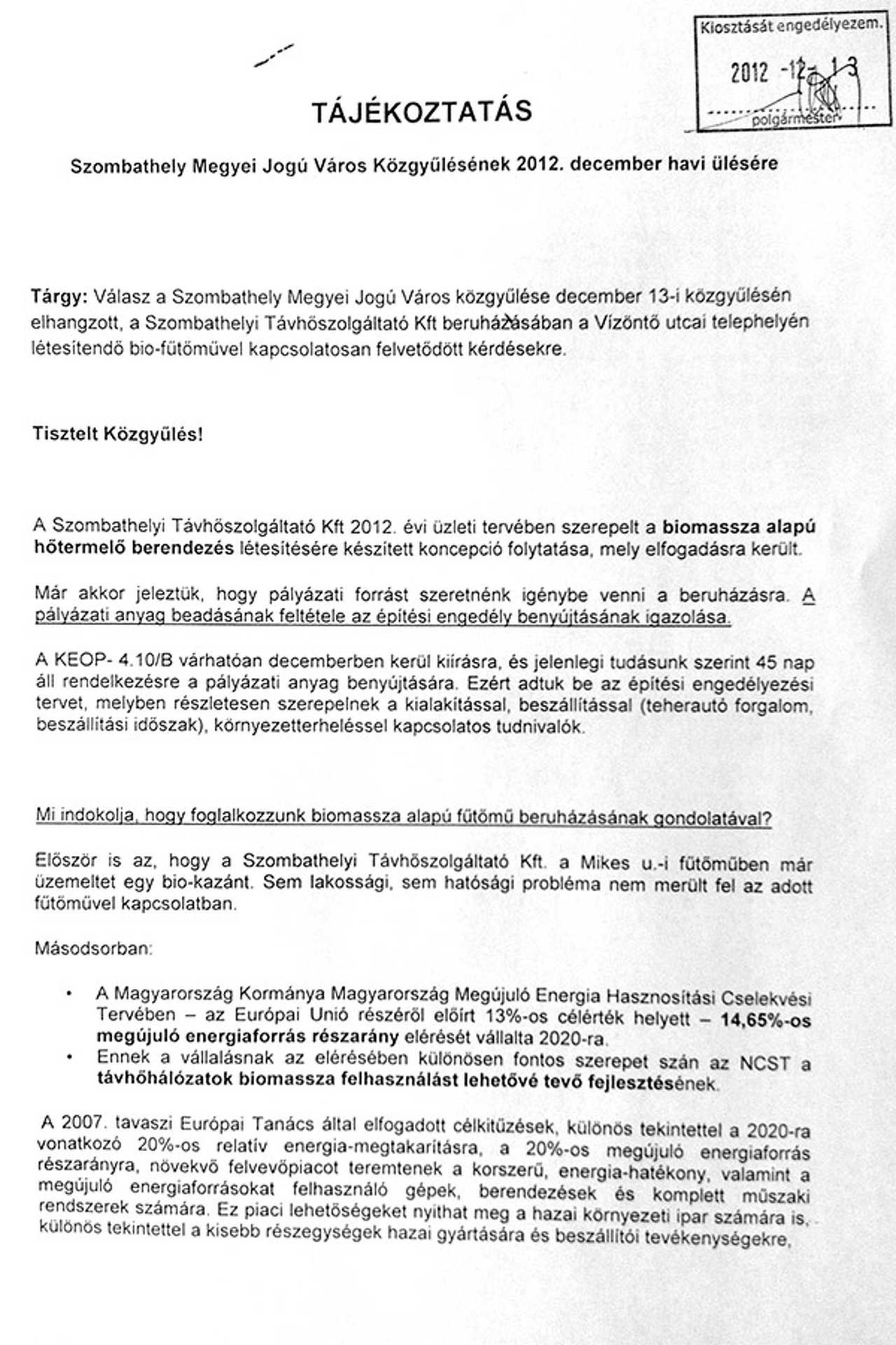 TávHő