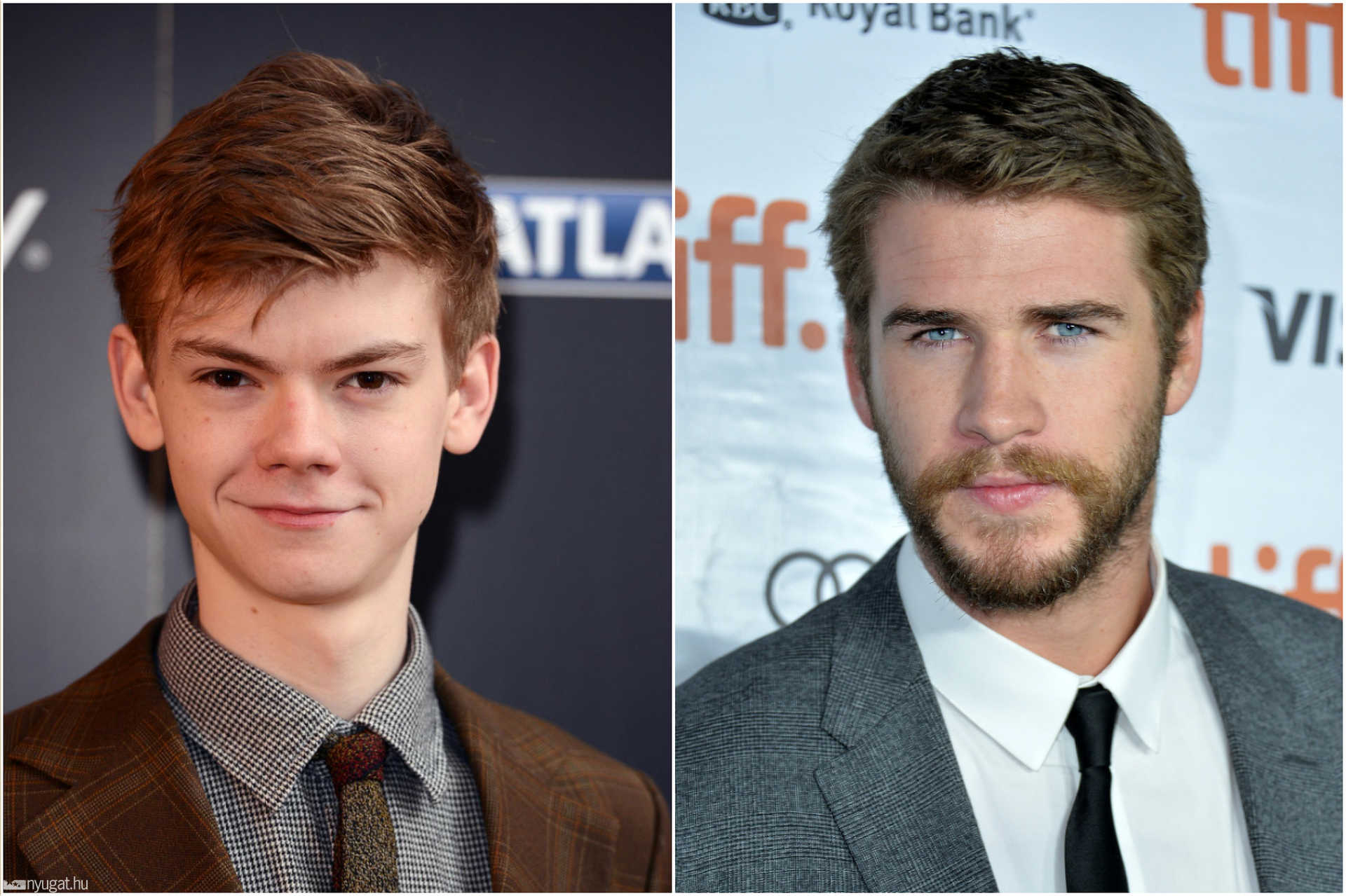 Thomas Brodie-Sangster és Liam Hemsworth