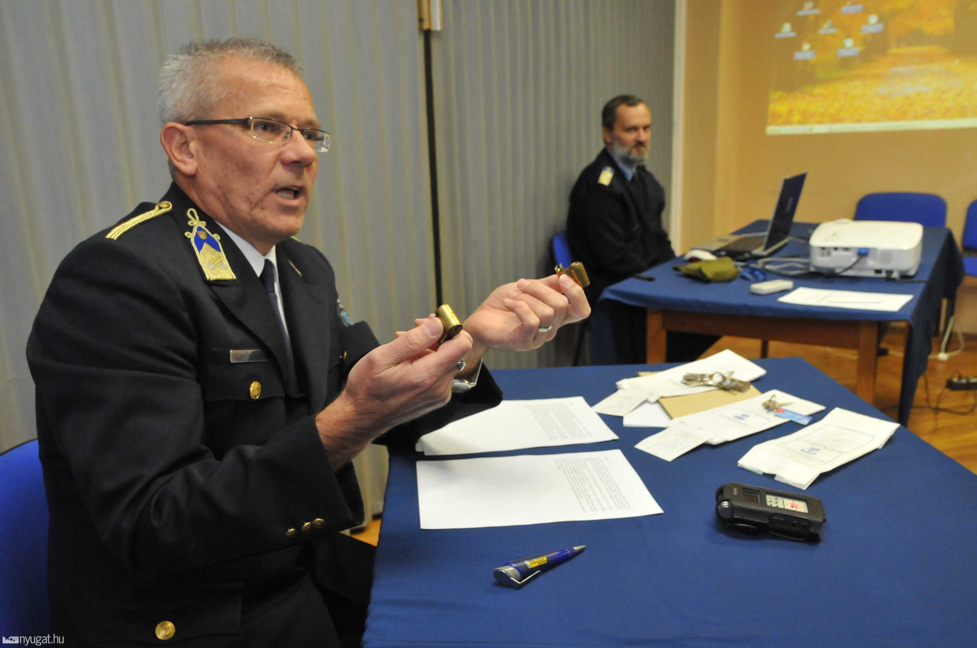 Szendrődi Barnabás körmendi rendőrkapitány