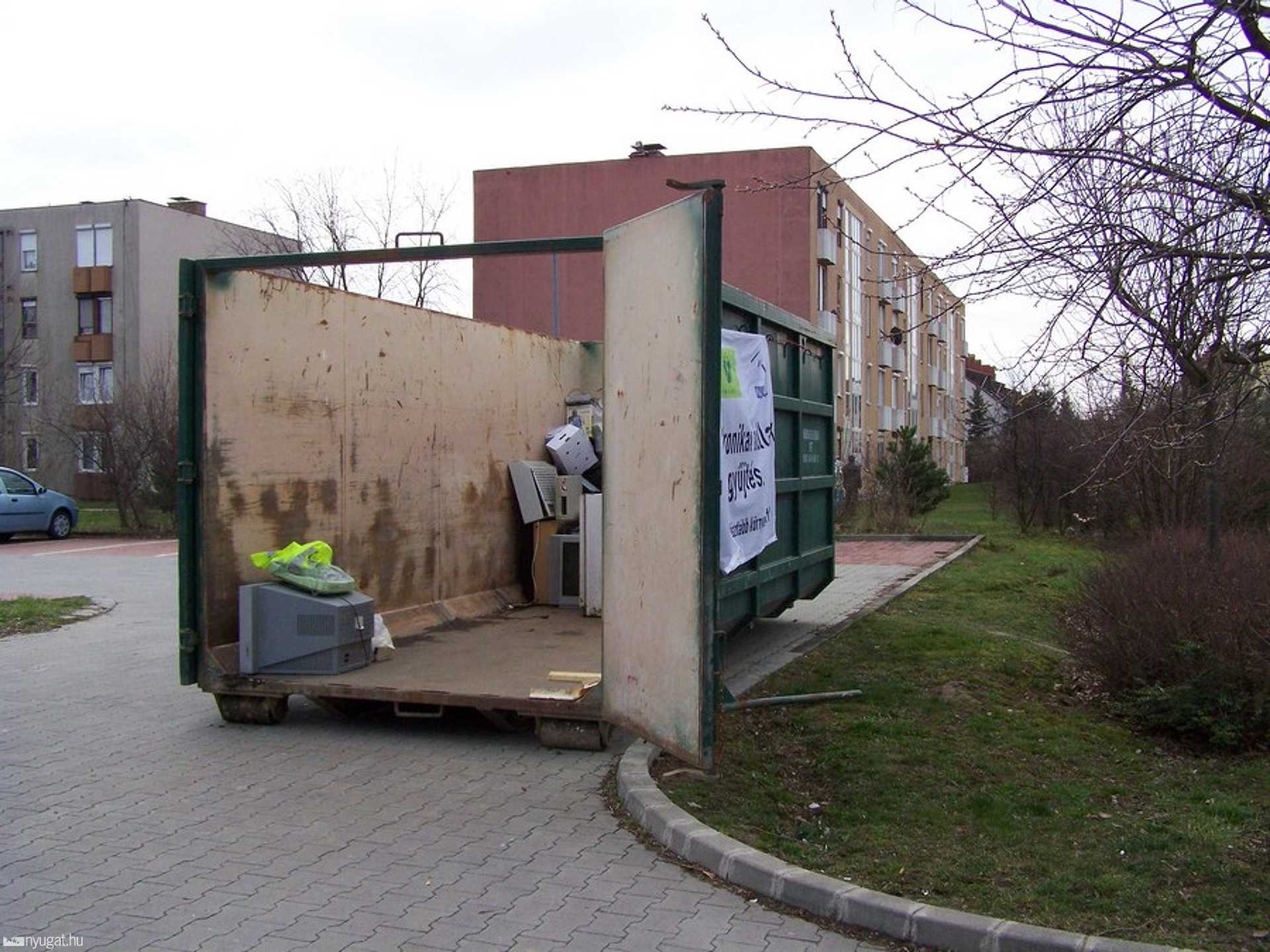 E-hulladék gyűjtése Szombathelyen