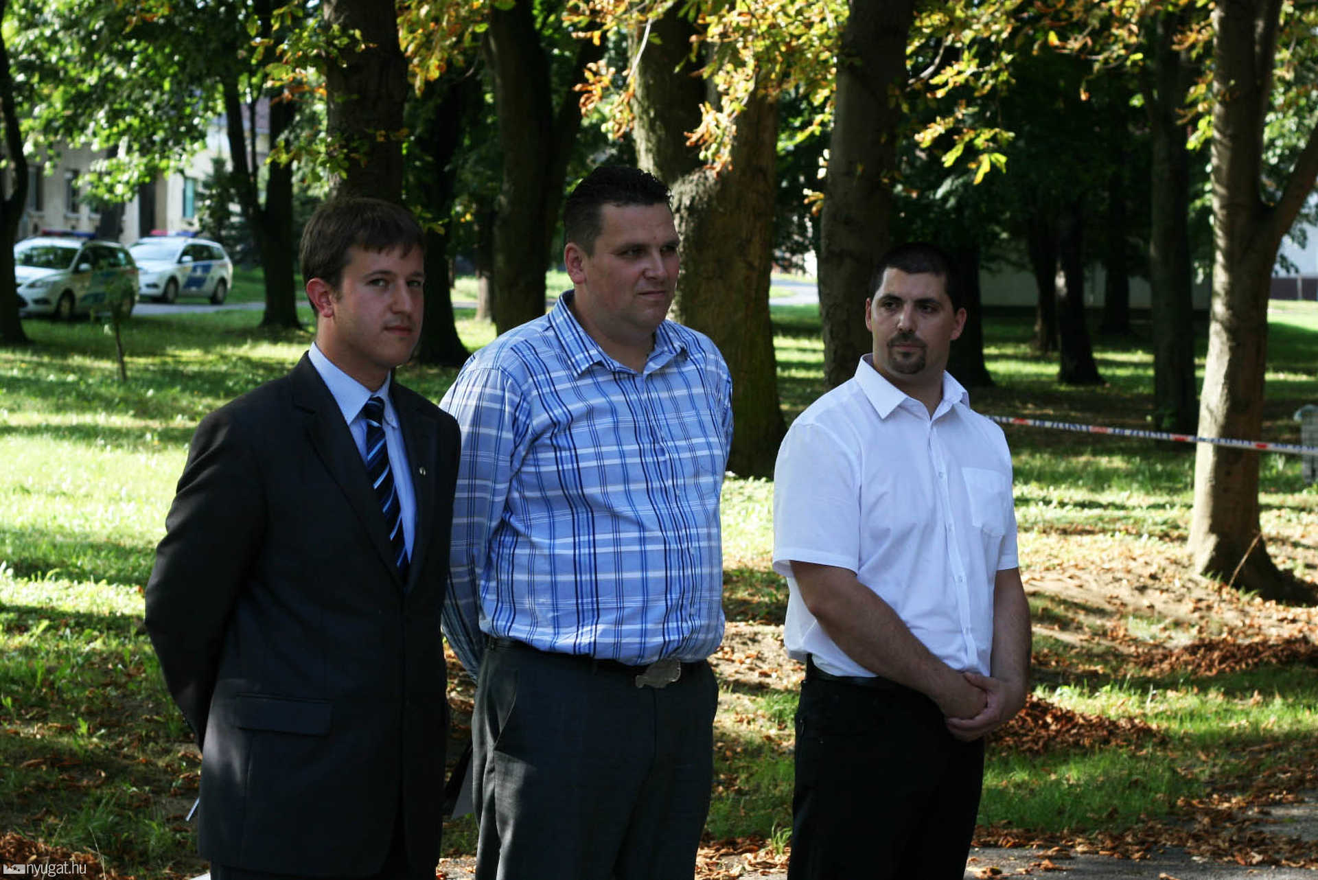 Jobbik tüntetés Jánosházán