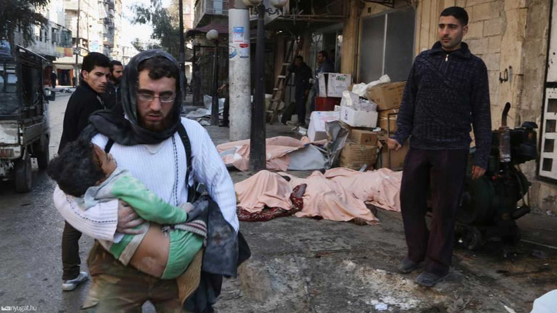 Innen menekülnek a szírek - felvételek Aleppóból