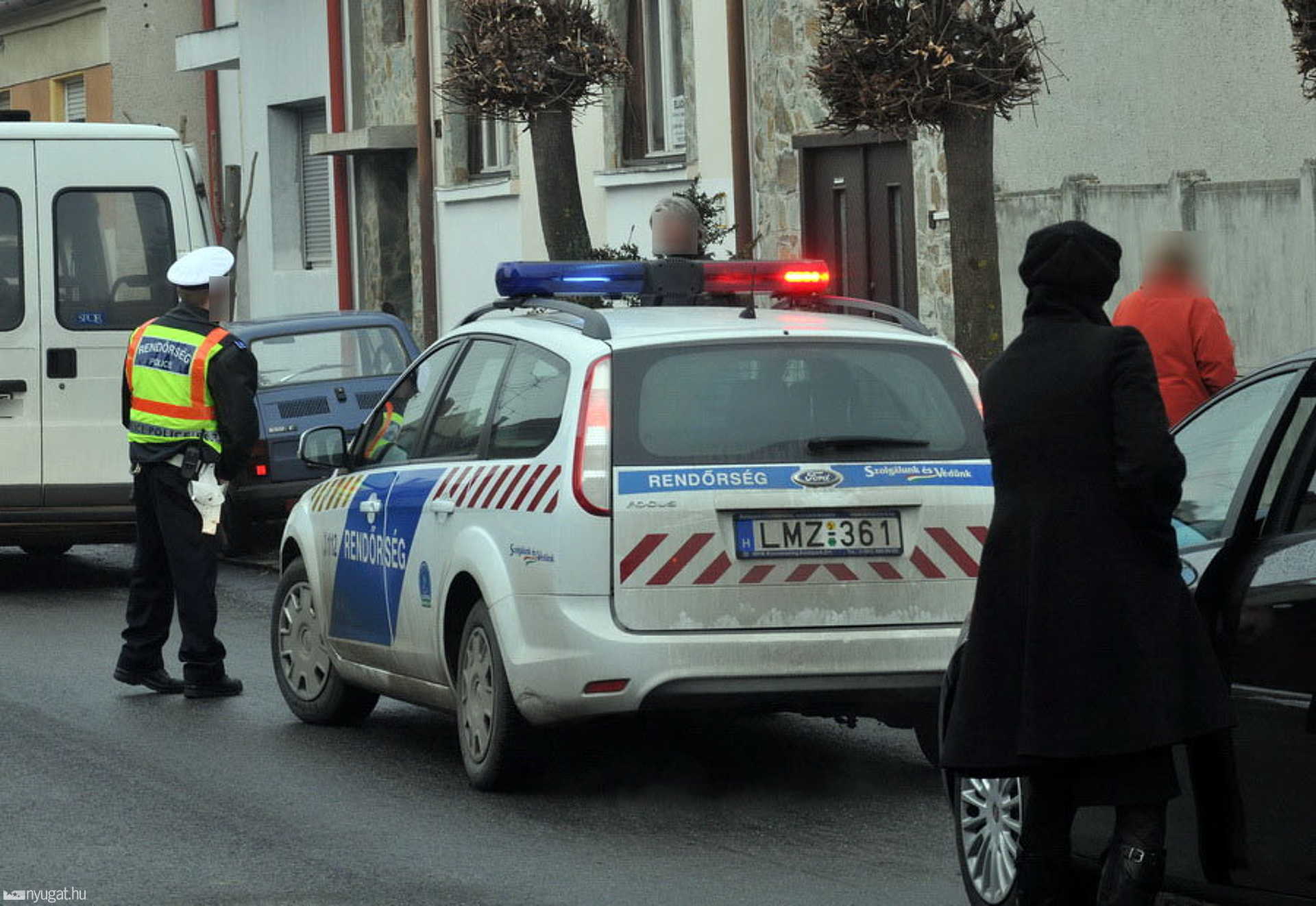 Fenyegetőző férfi miatti rendőri akció Szombathelyen
