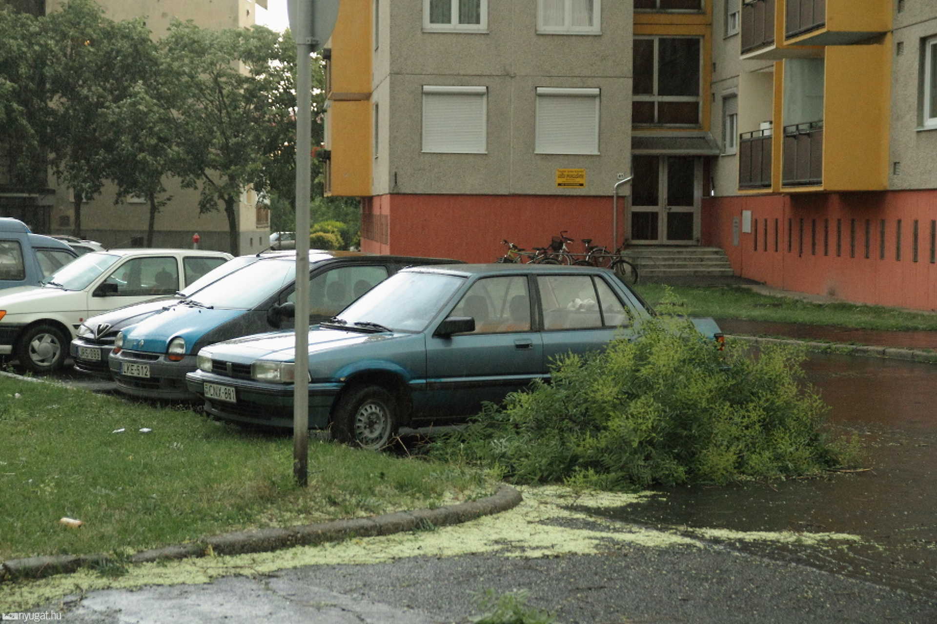 Vihar okozott károkat Szombathelyen