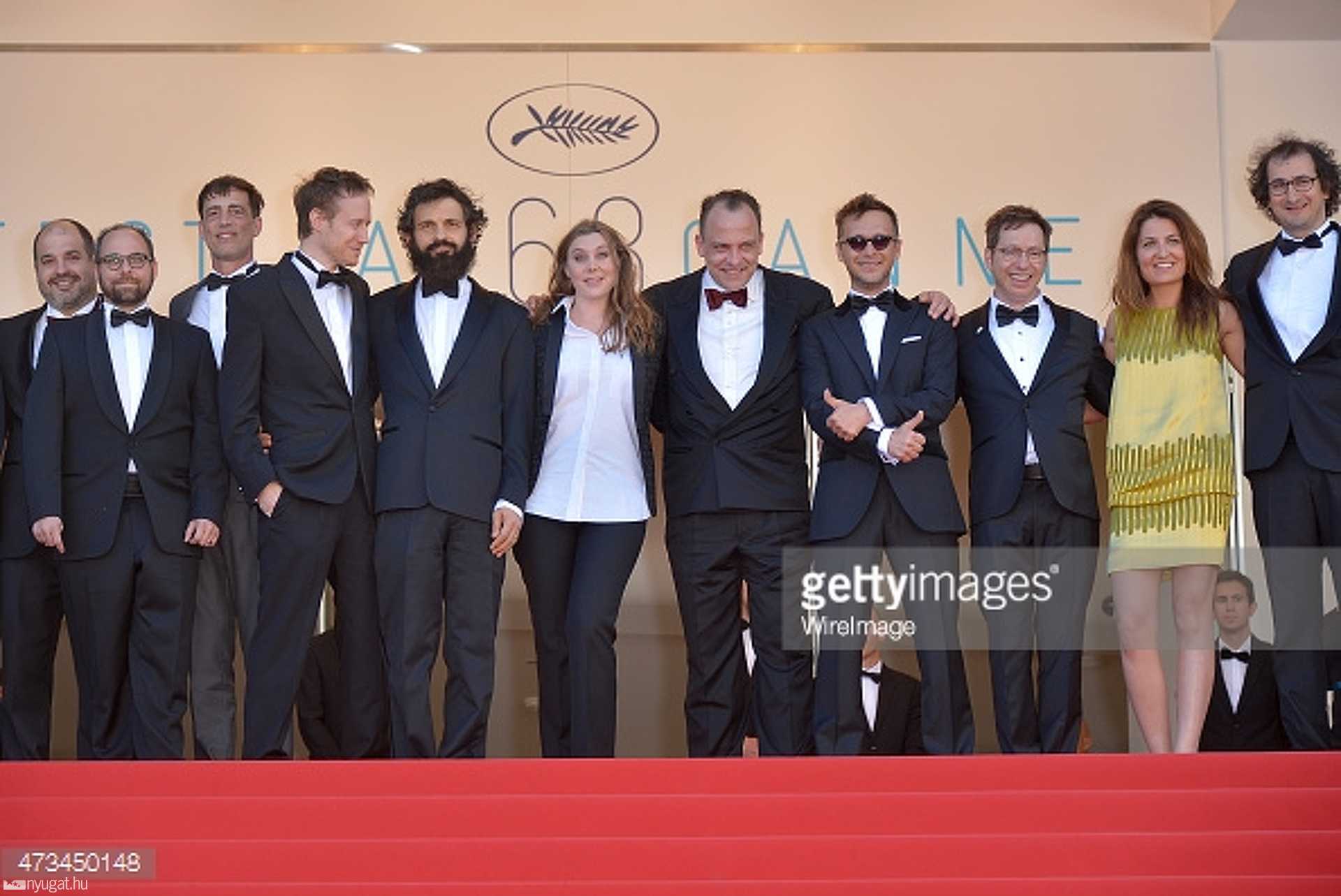 Cannes-i Filmfesztiválon a Saul stábja