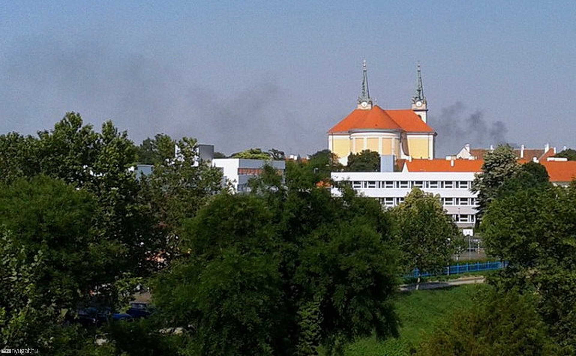 Tűz egy faipari üzemben, Szombathelyen