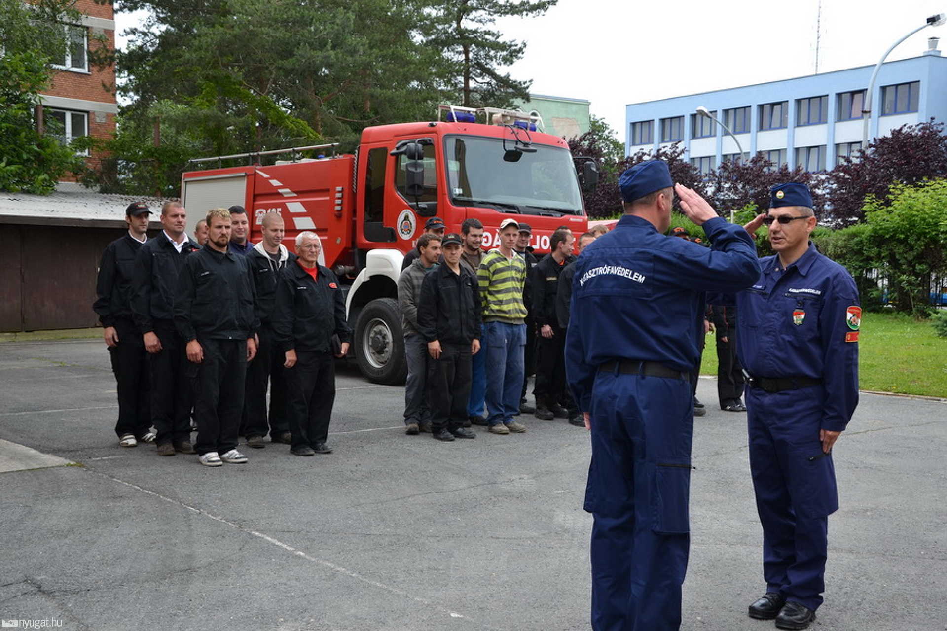 Árvízzel fenyegetett területre indult az Őrség Mentőcsoport