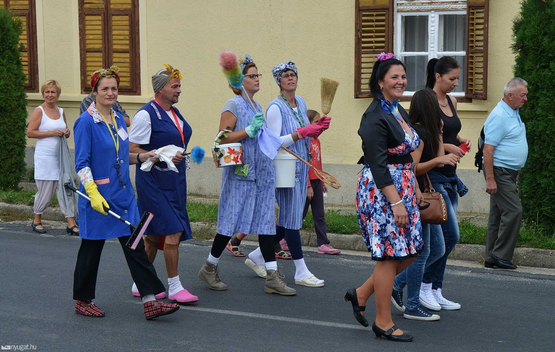 Szüreti felvonulás Felsőcsatáron