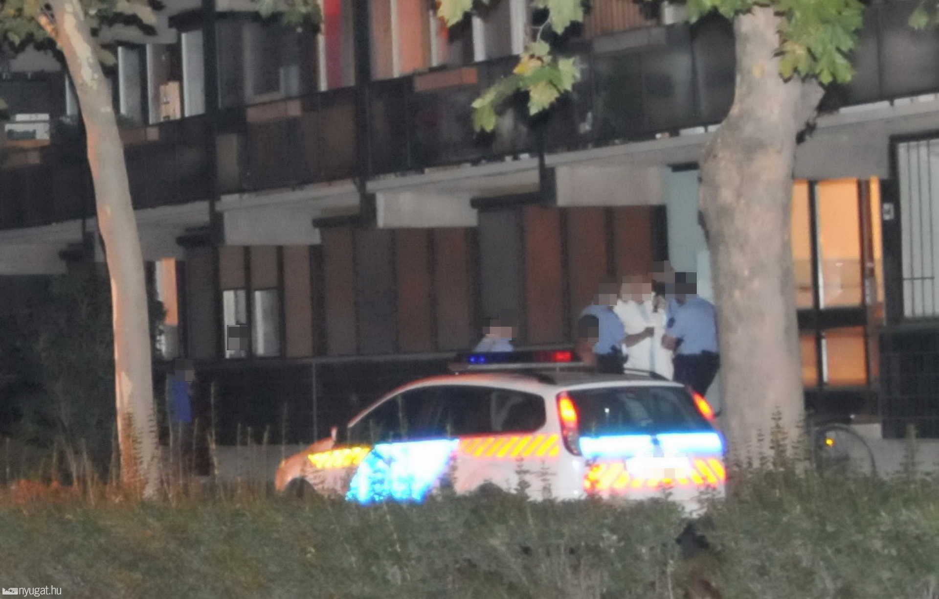 Vaklárma a szombathelyi Derkovits lakótelepen