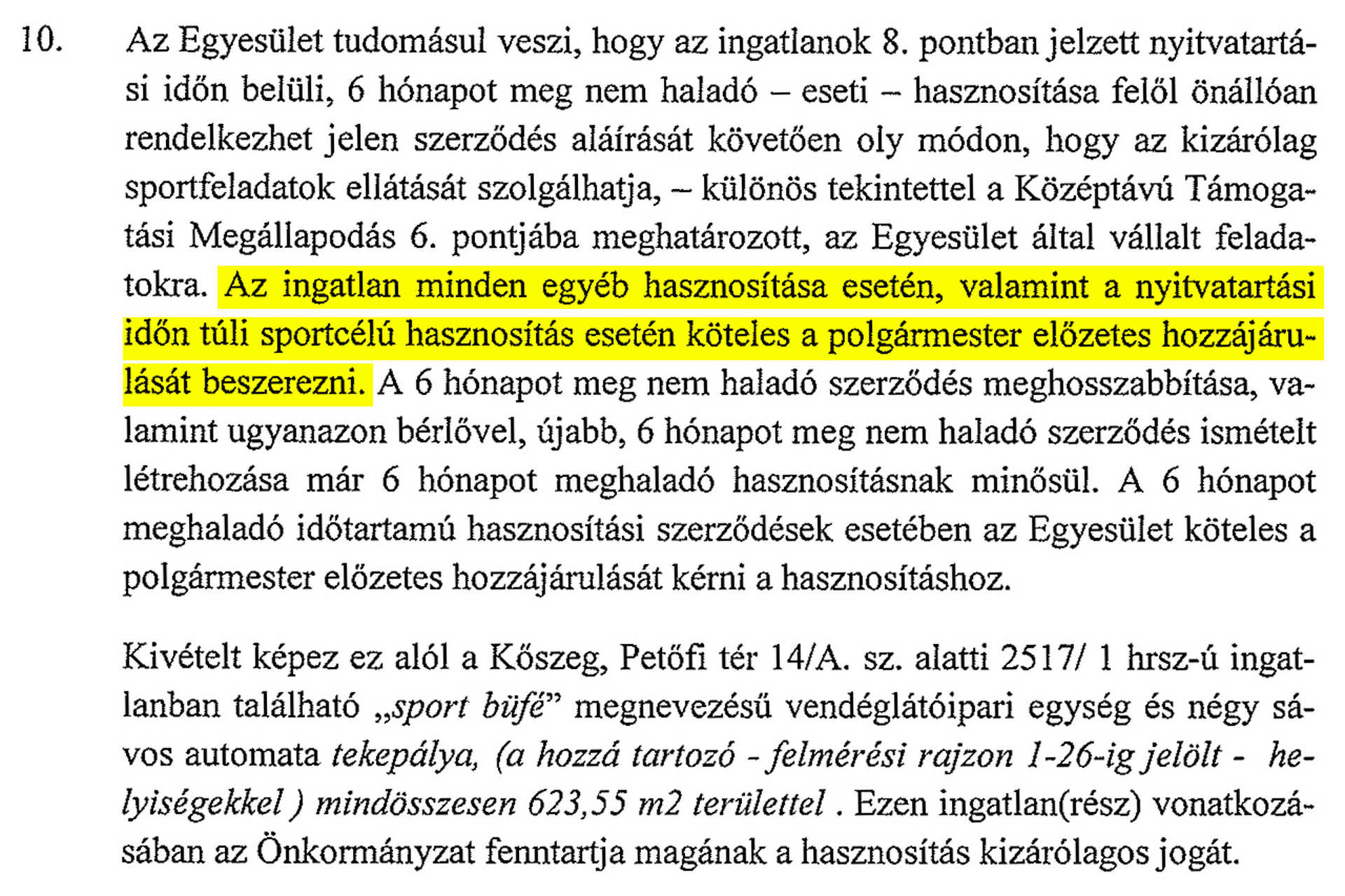 Kőszegi ingatlanszerződés