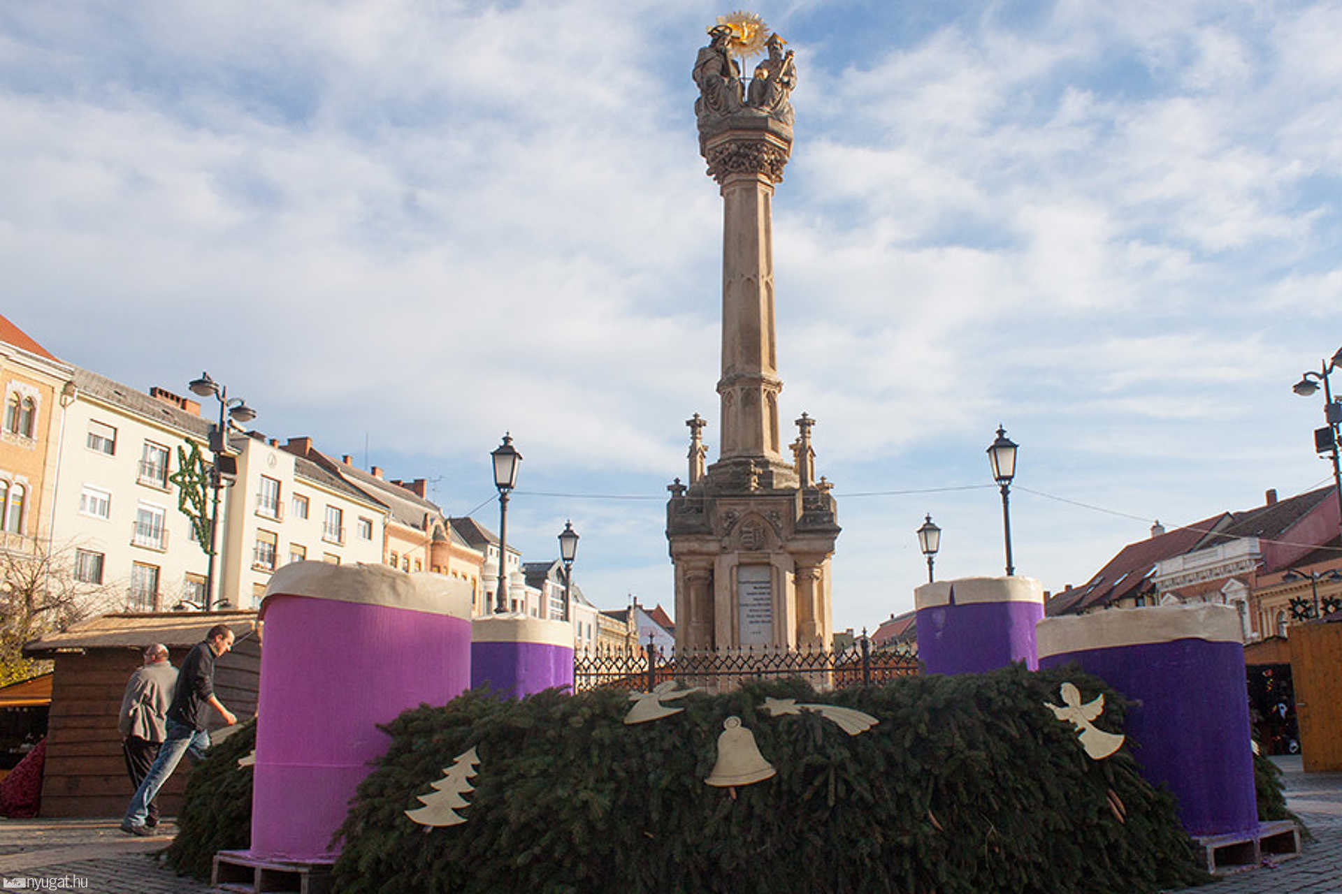 Fő téri adventi koszorú