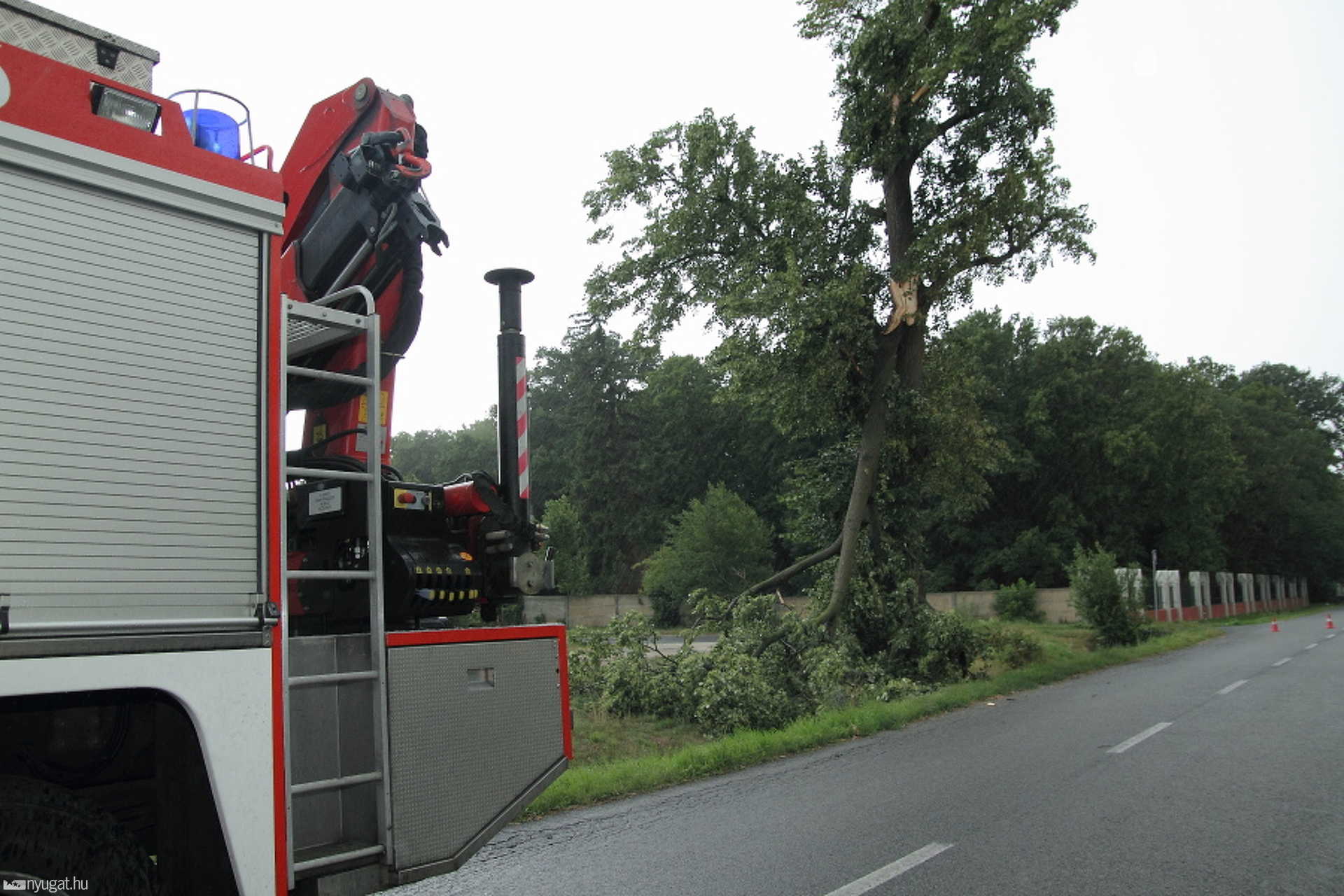 Vihar okozott károkat Szombathelyen