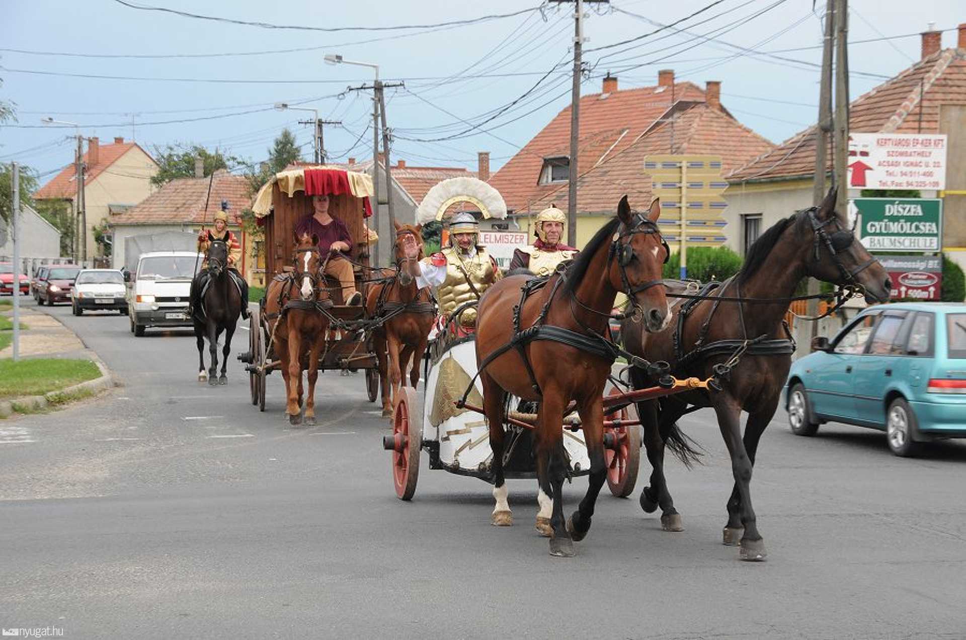 A Savaria legio centuriójának esküvője