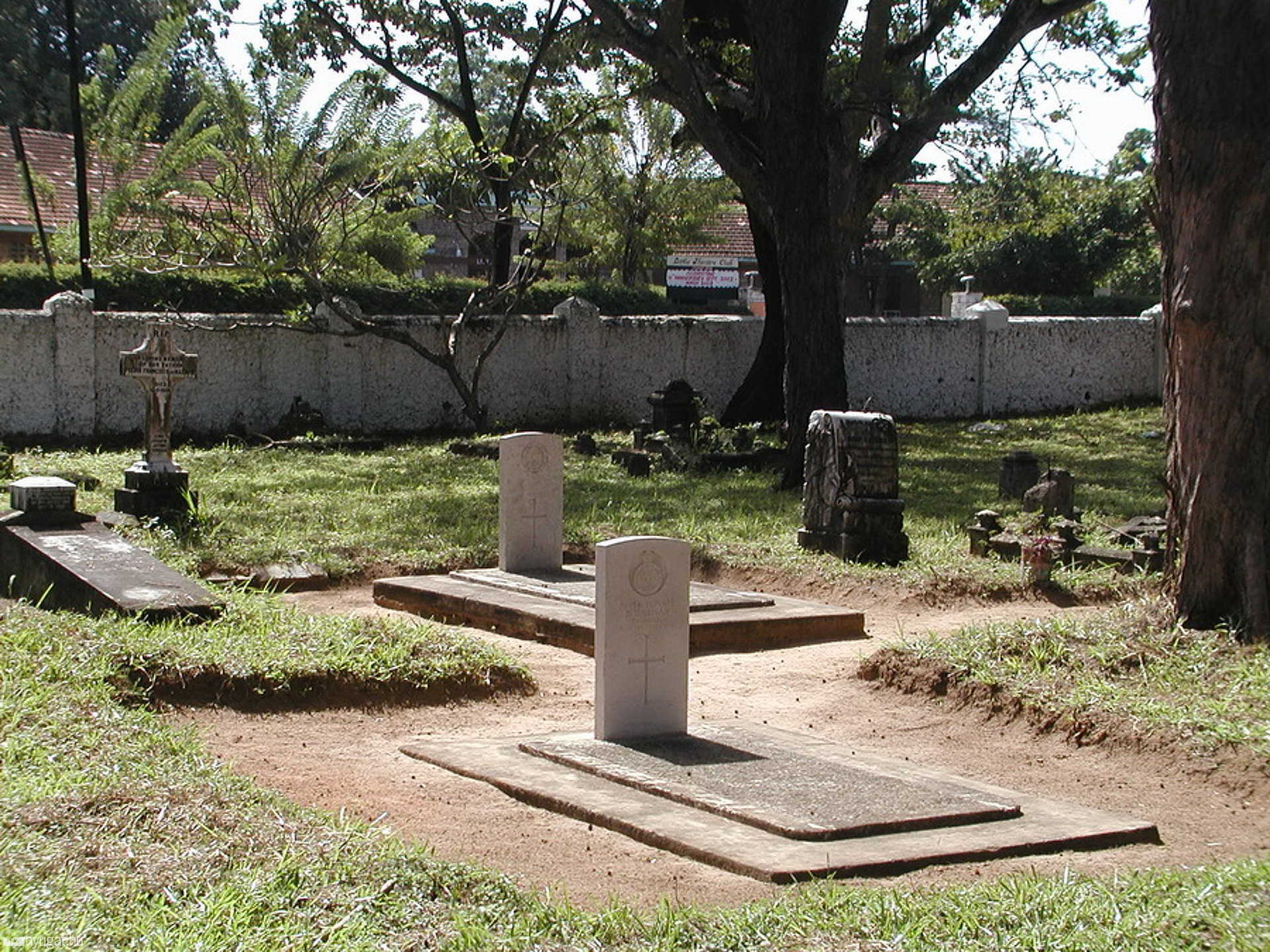 Keresztény temető a kenyai Mombasában
