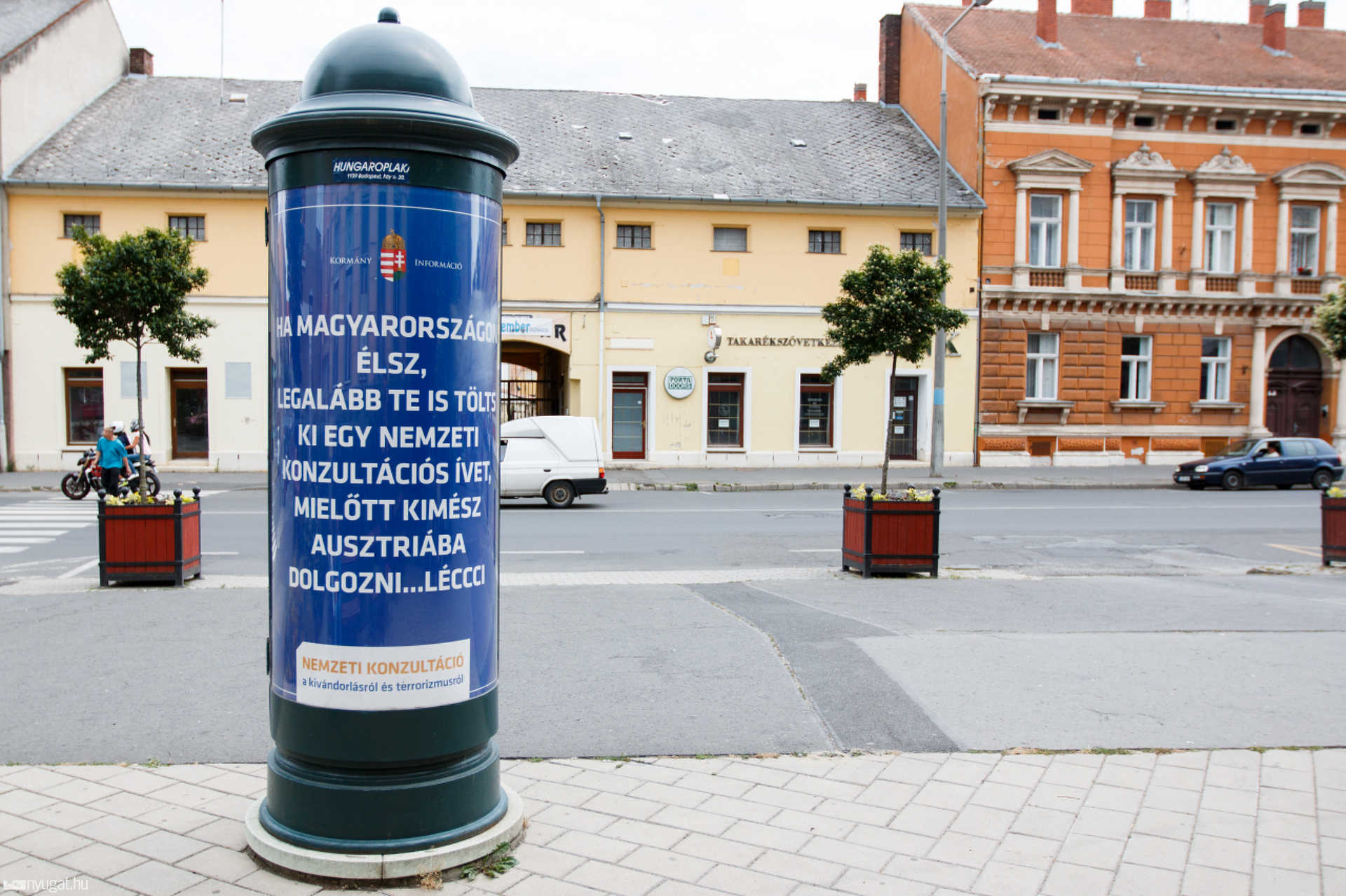 Nemzeti konzultációs ellenkampány Szombathelyen (2015)