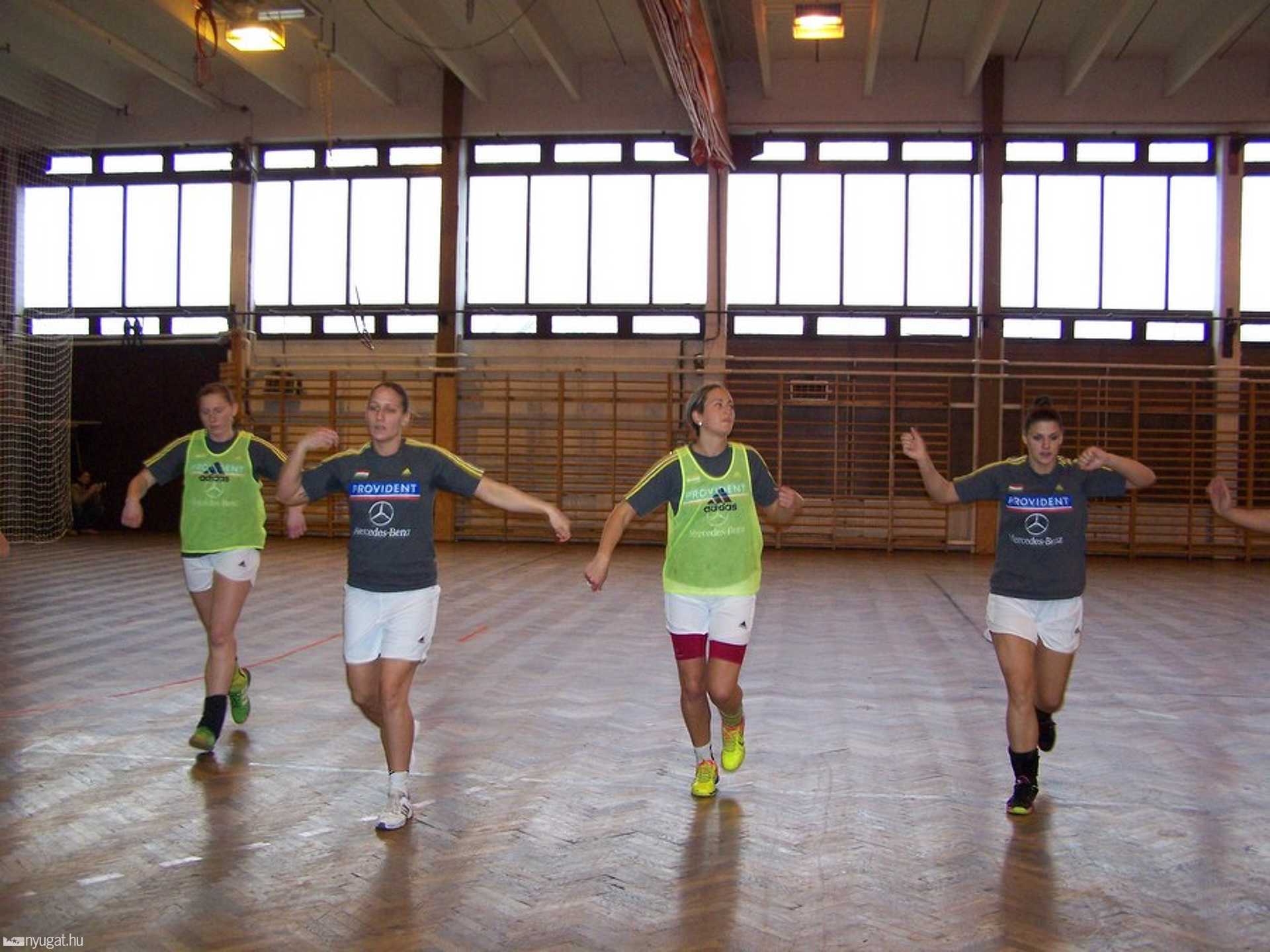 A futásnak fontos szerep jutott az edzésen