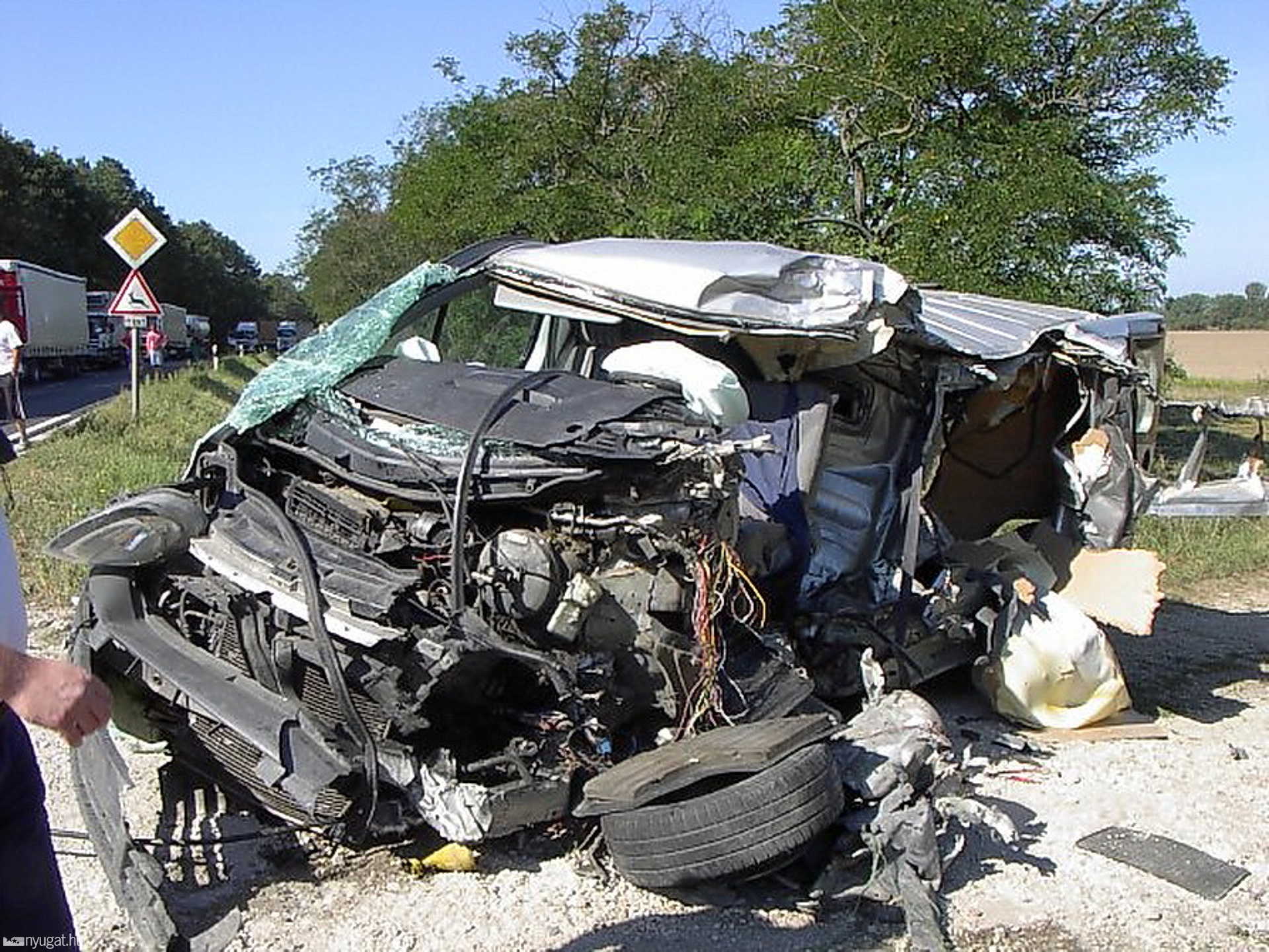 Súlyos baleset Vasegerszeg közelében, a 86-os főúton