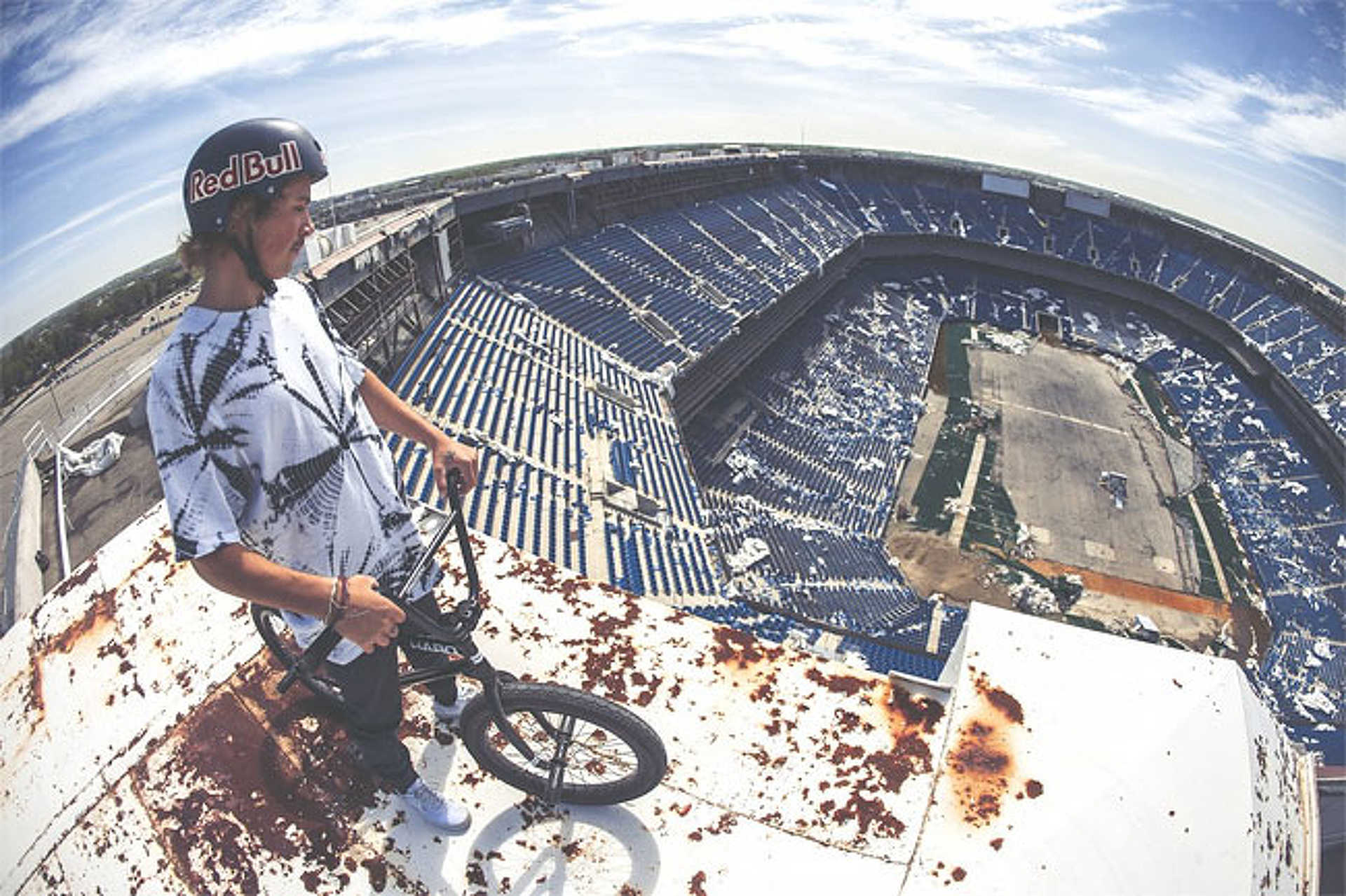 BMX-szel a Silverdome-ban
