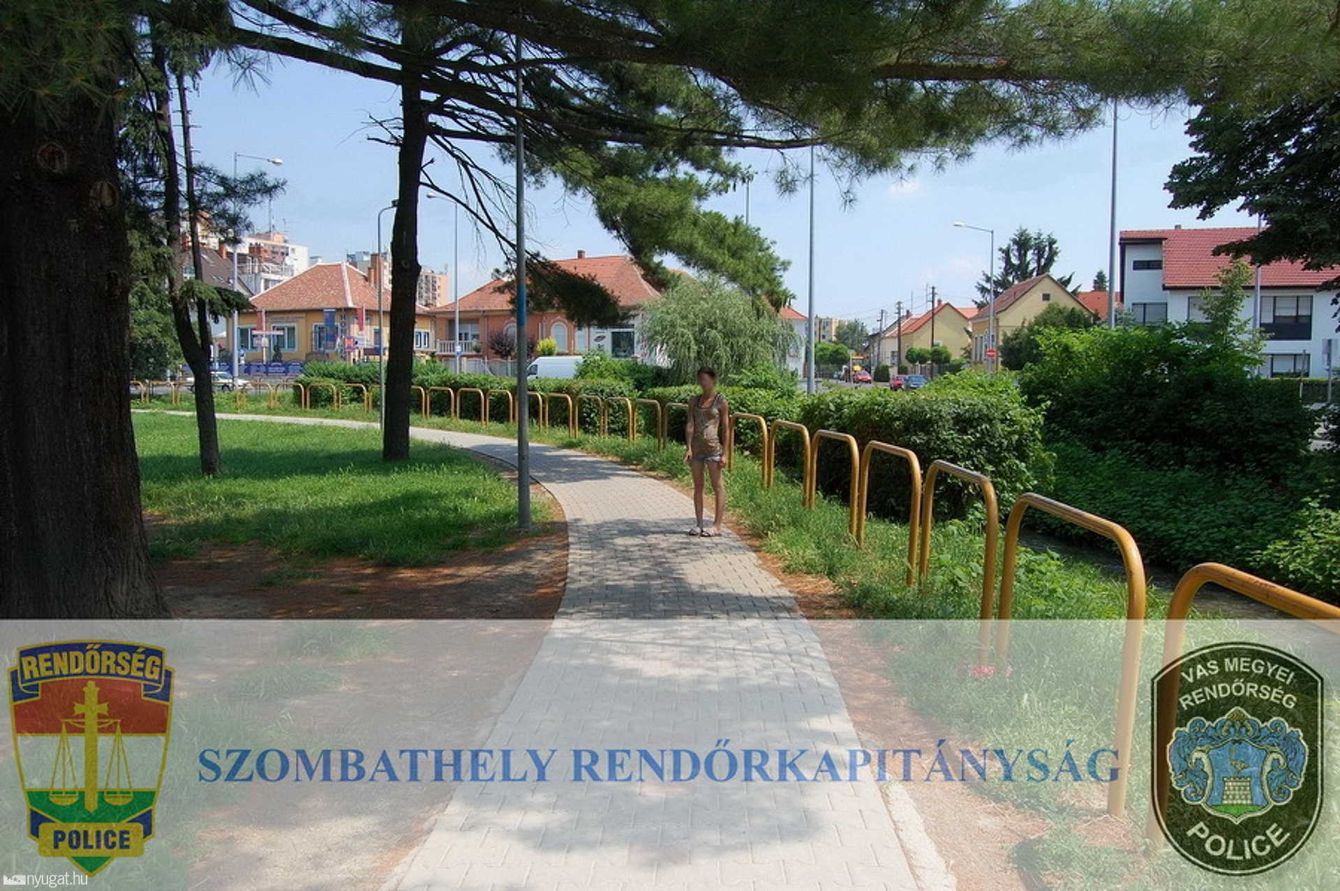 Rablás egy szombathelyi parkban 