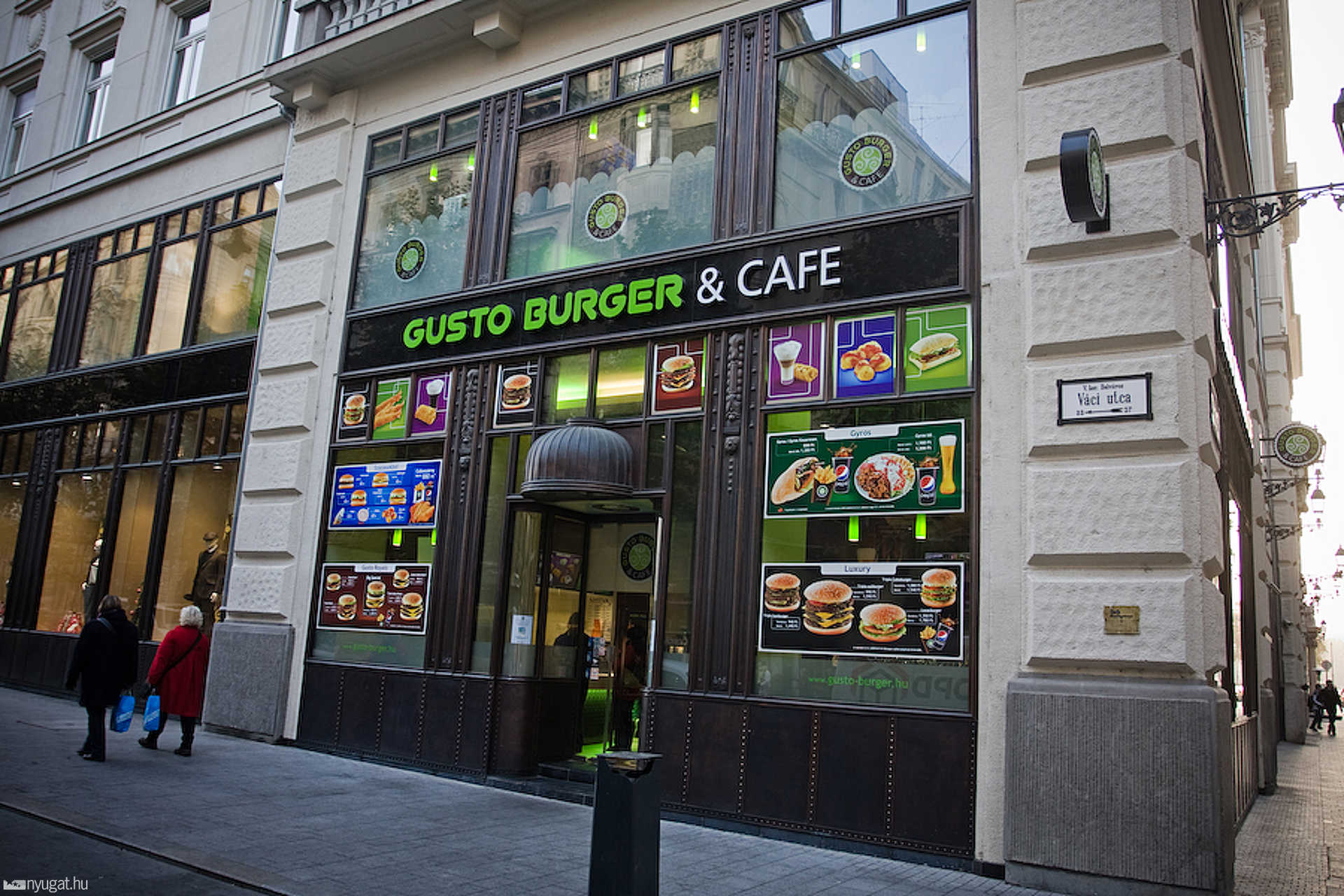 Gusto Burger a budapesti Váci utcában