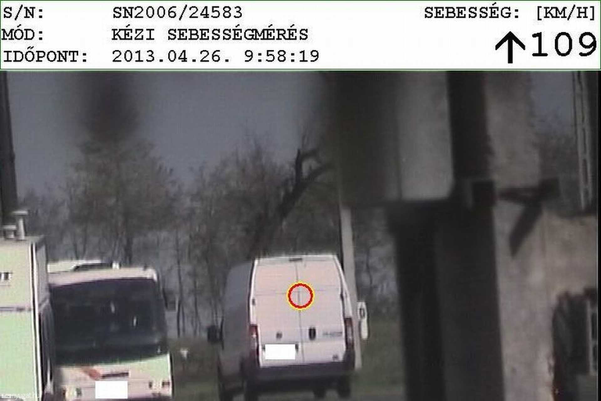 A kategória első helyezett furgonja