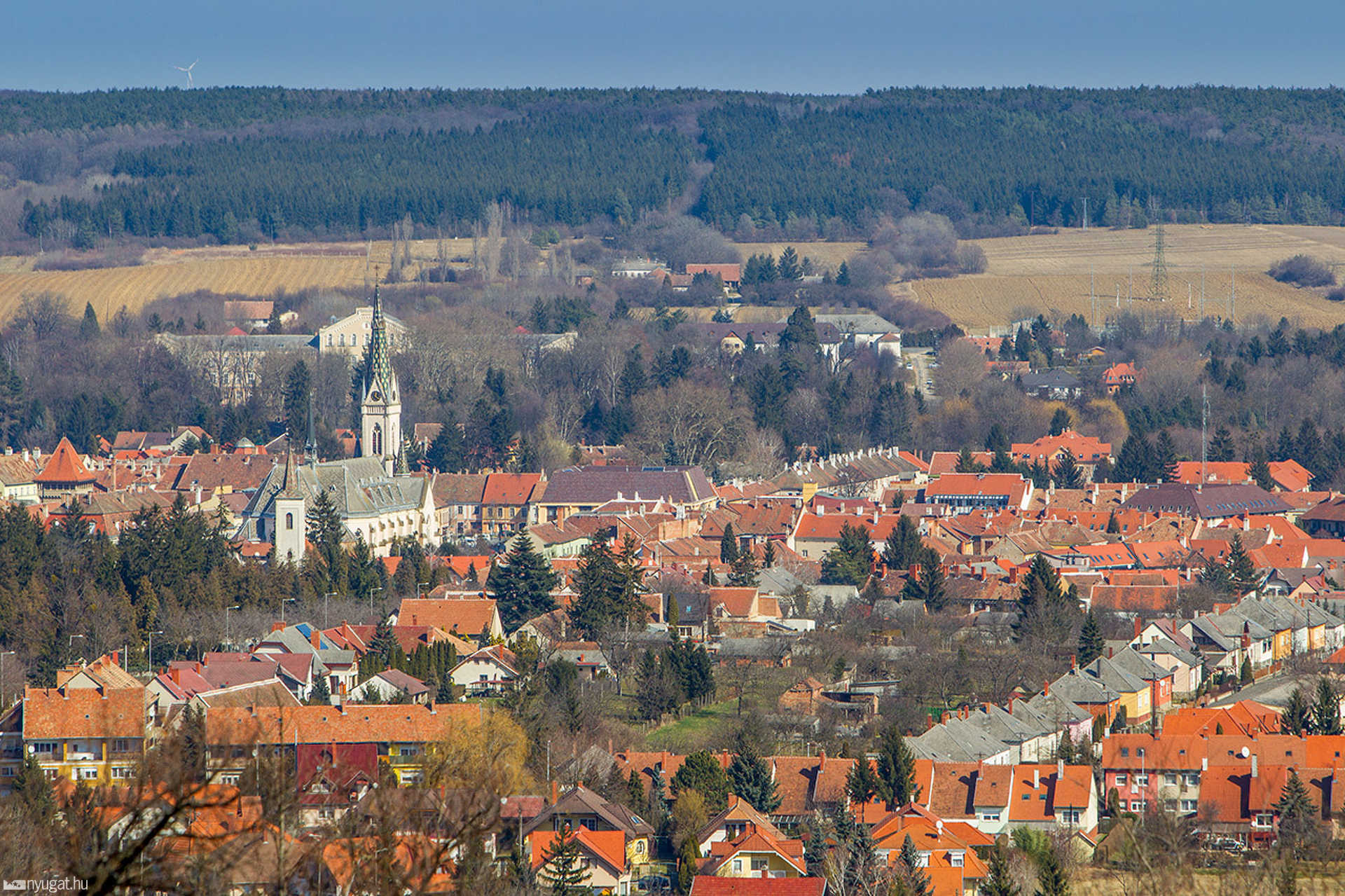 Kőszeg madártávlatból