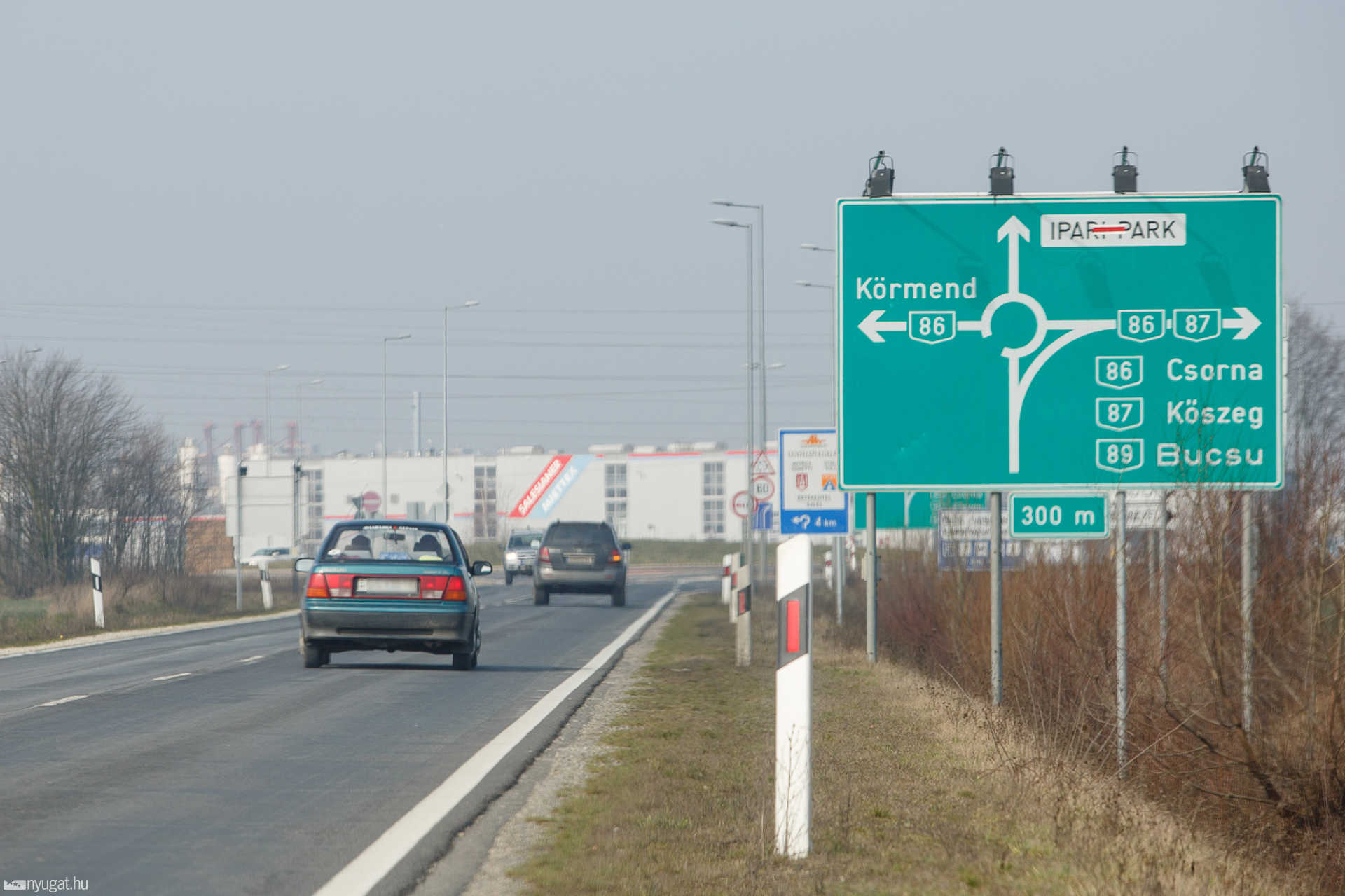 Útbaigazító táblák Szombathely külterületén
