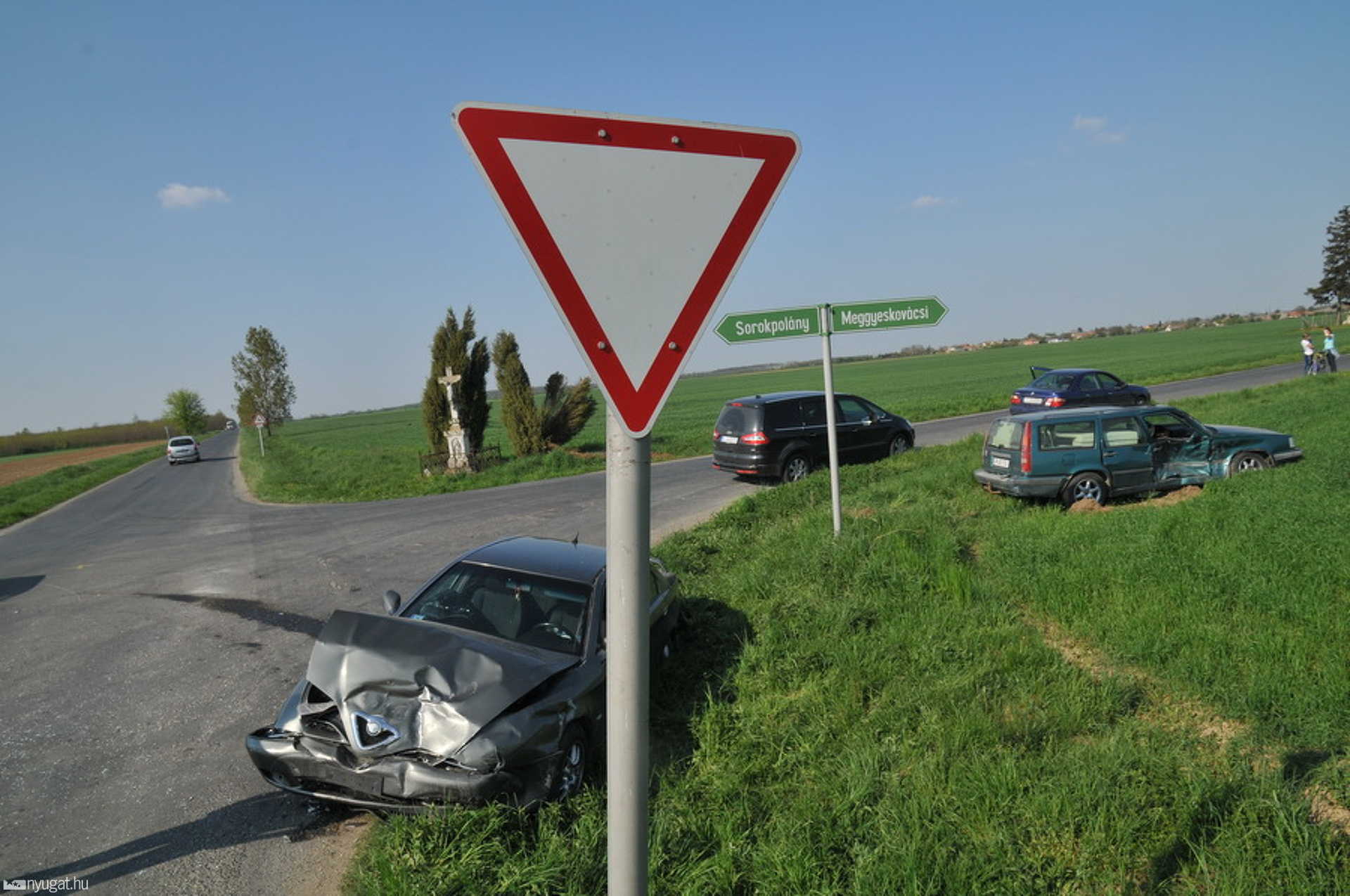 Baleset Sorkifalud közelében