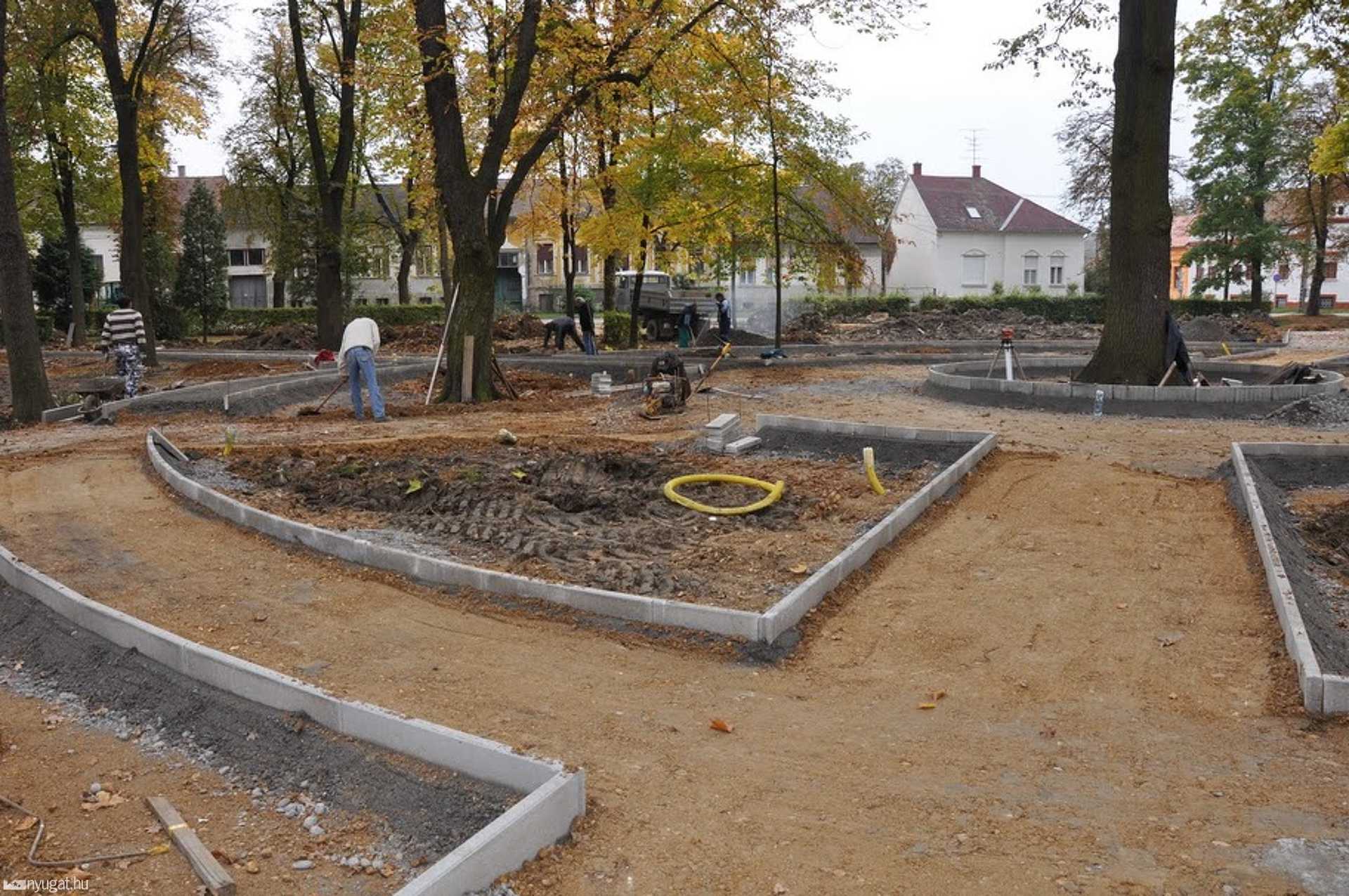 Fakivágás a szentgotthárdi ligetben