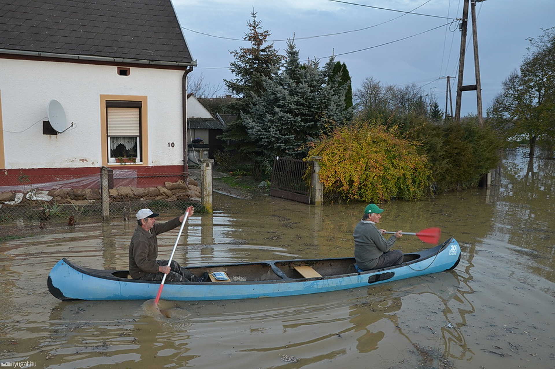 Áradó patakok és folyók Vas megyében - 2012.november 6.