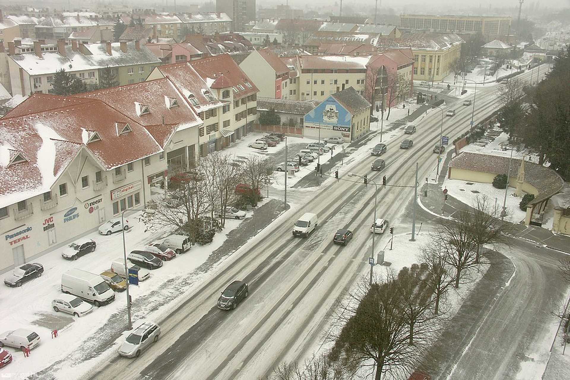 Belvárosi hóhelyzet