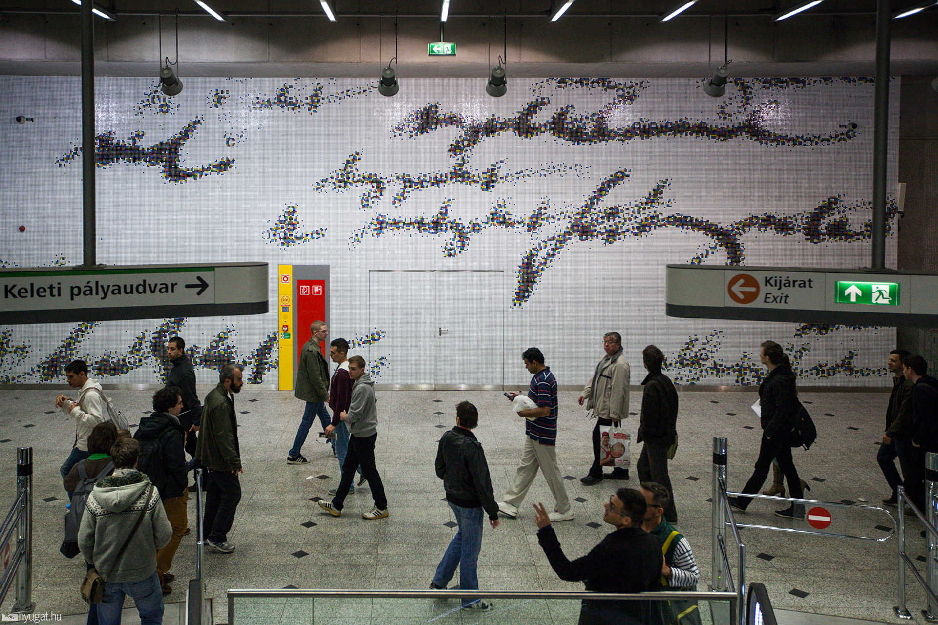 4-es metró az átadás napján