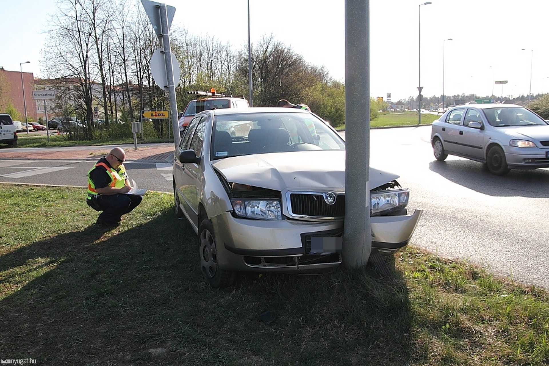 Részeg nő karambolozott Szombathelyen