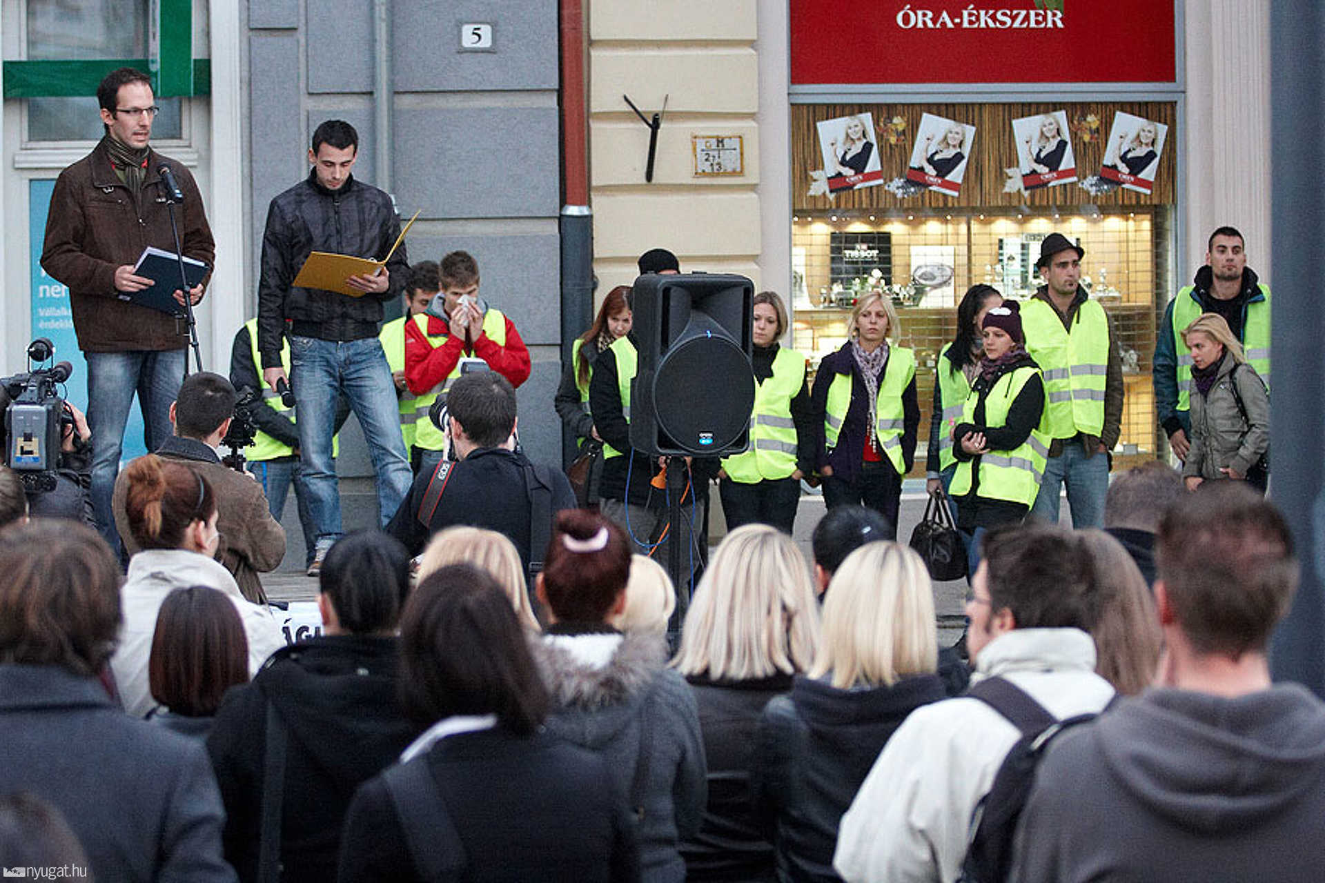 NymE SEK HÖK demonstráció