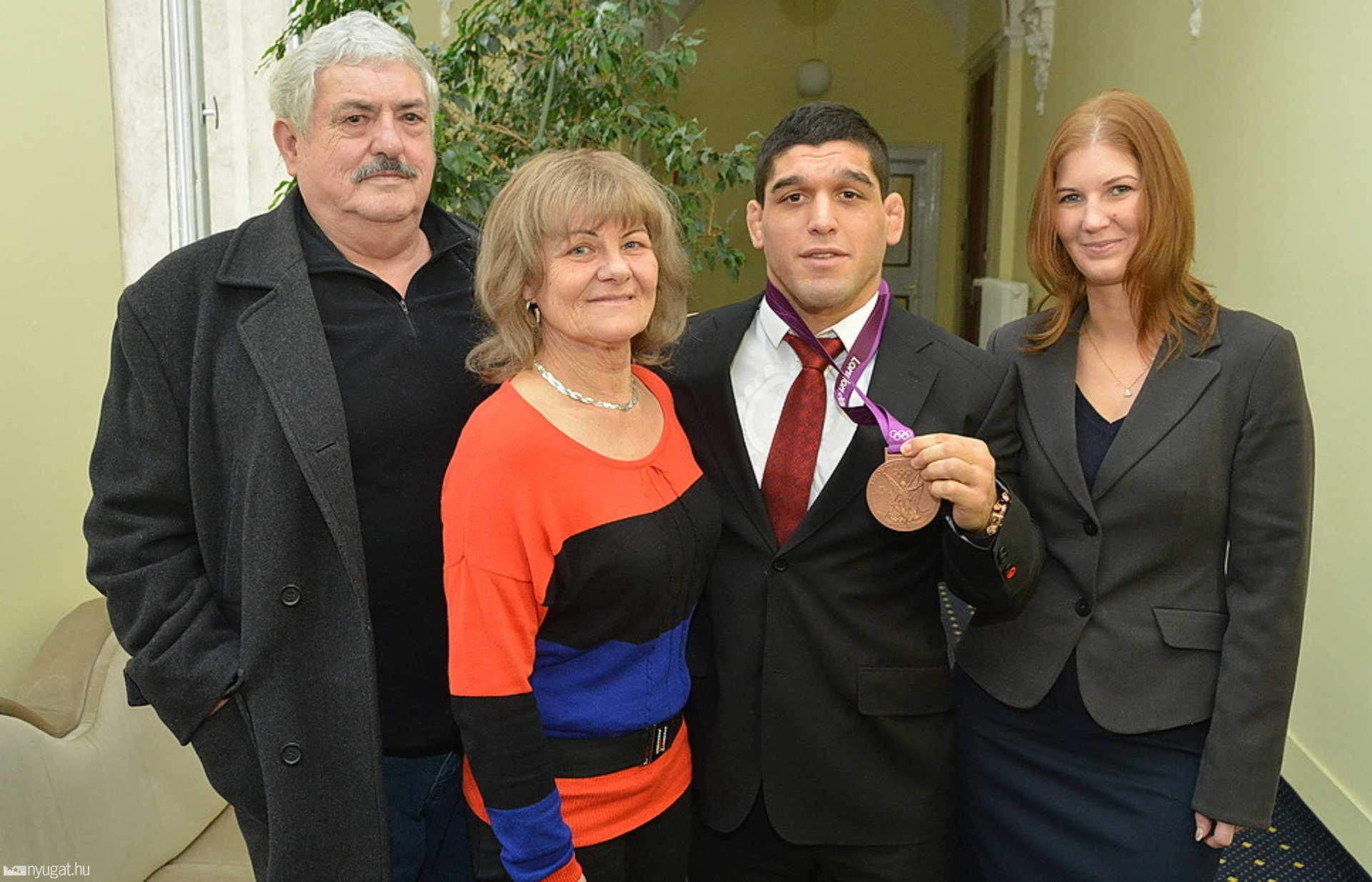Átvette olimpiai bronzérmét Hatos Gábor