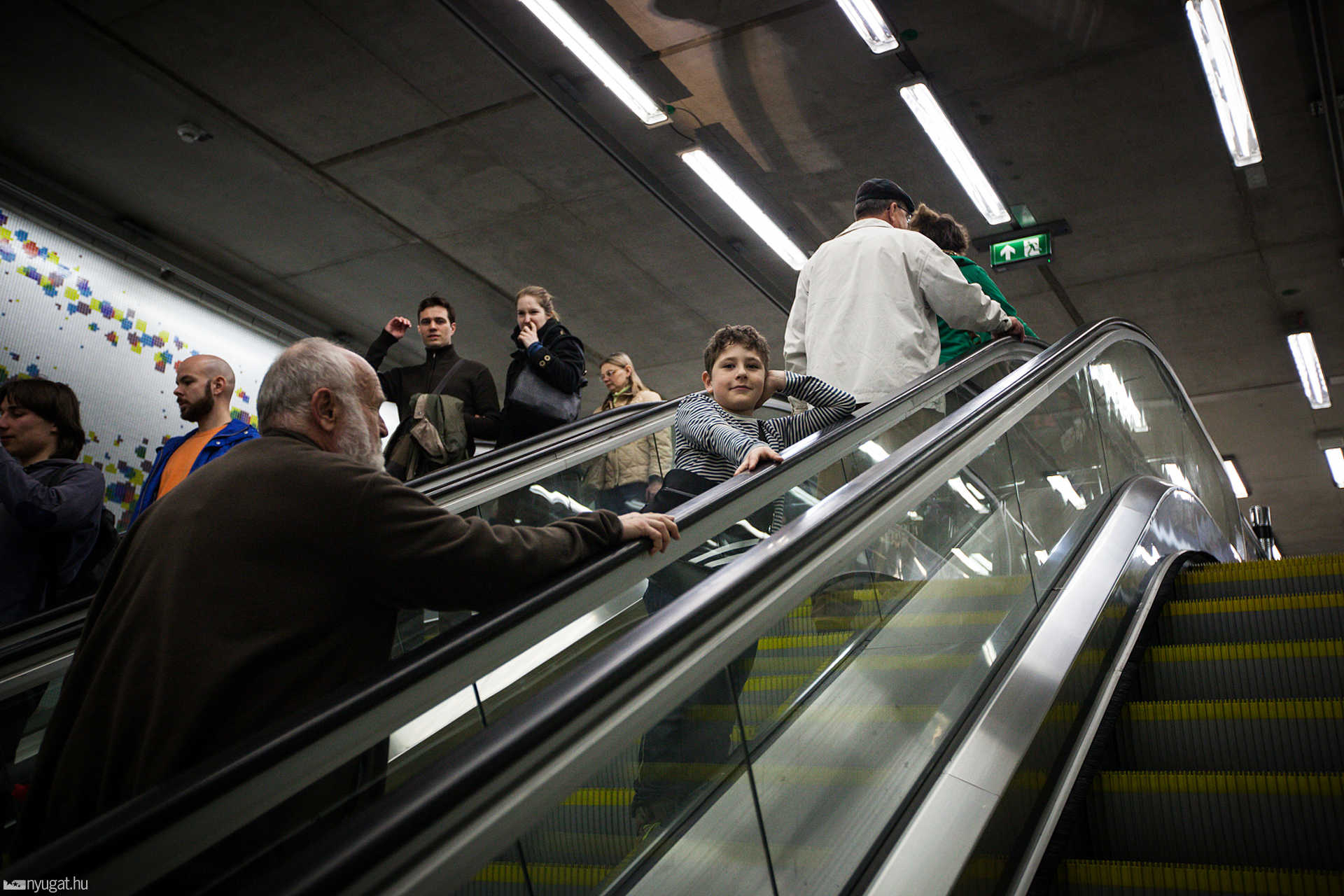 4-es metró az átadás napján