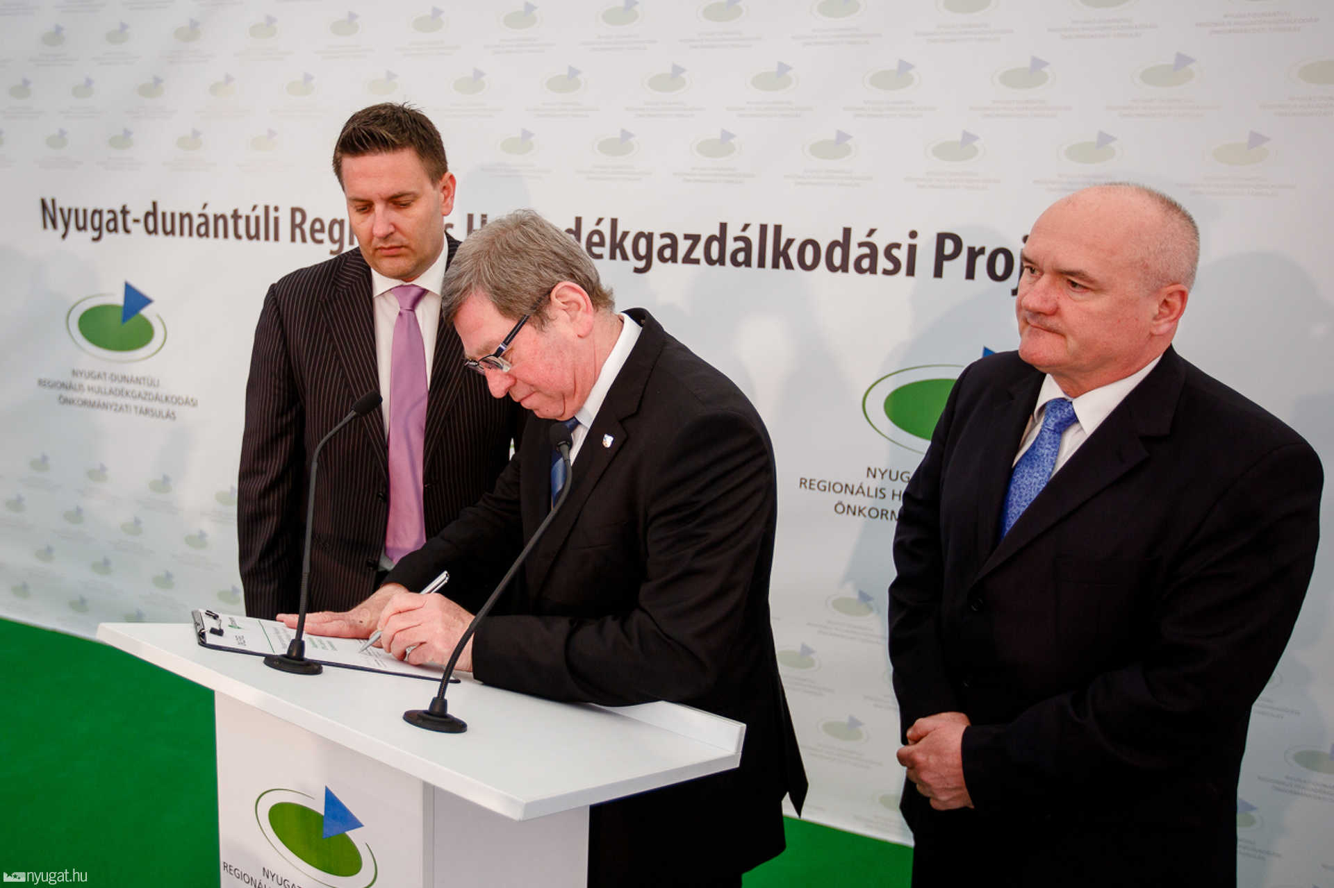 Hulladékgazdálkodási projekt alapkőletétele