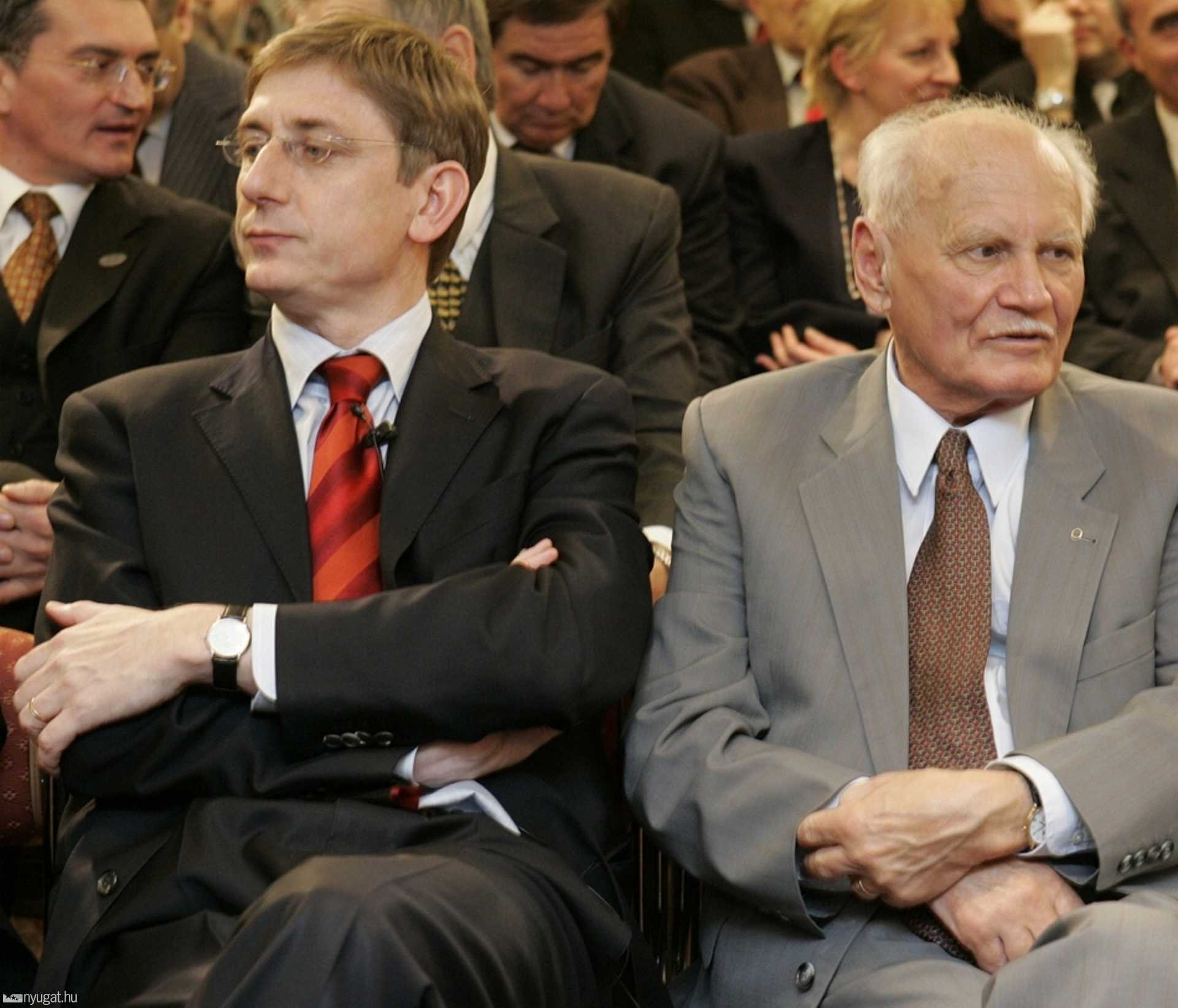 A Demos Magyarország alapítvány bemutatkozó rendezvényén Gyurcsány Ferenccel