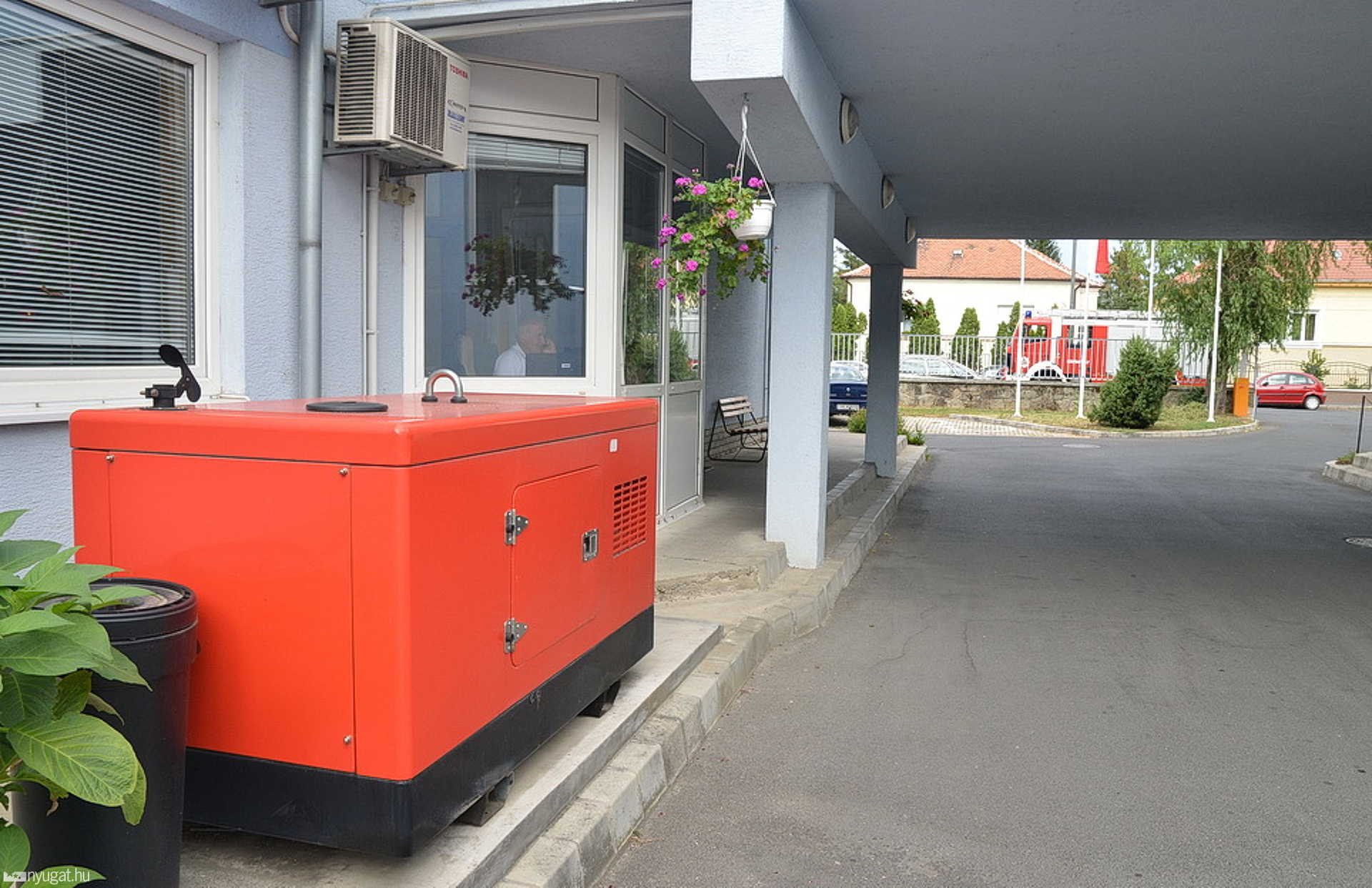 Rövidzárlat a Szombathelyi Mentőállomáson