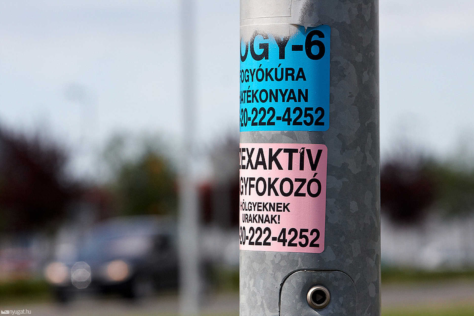 Reklámtáblák az utak mentén