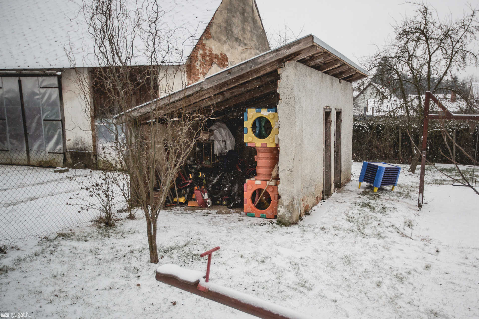 Tűzeset utáni állapotok a pornóapáti óvodában