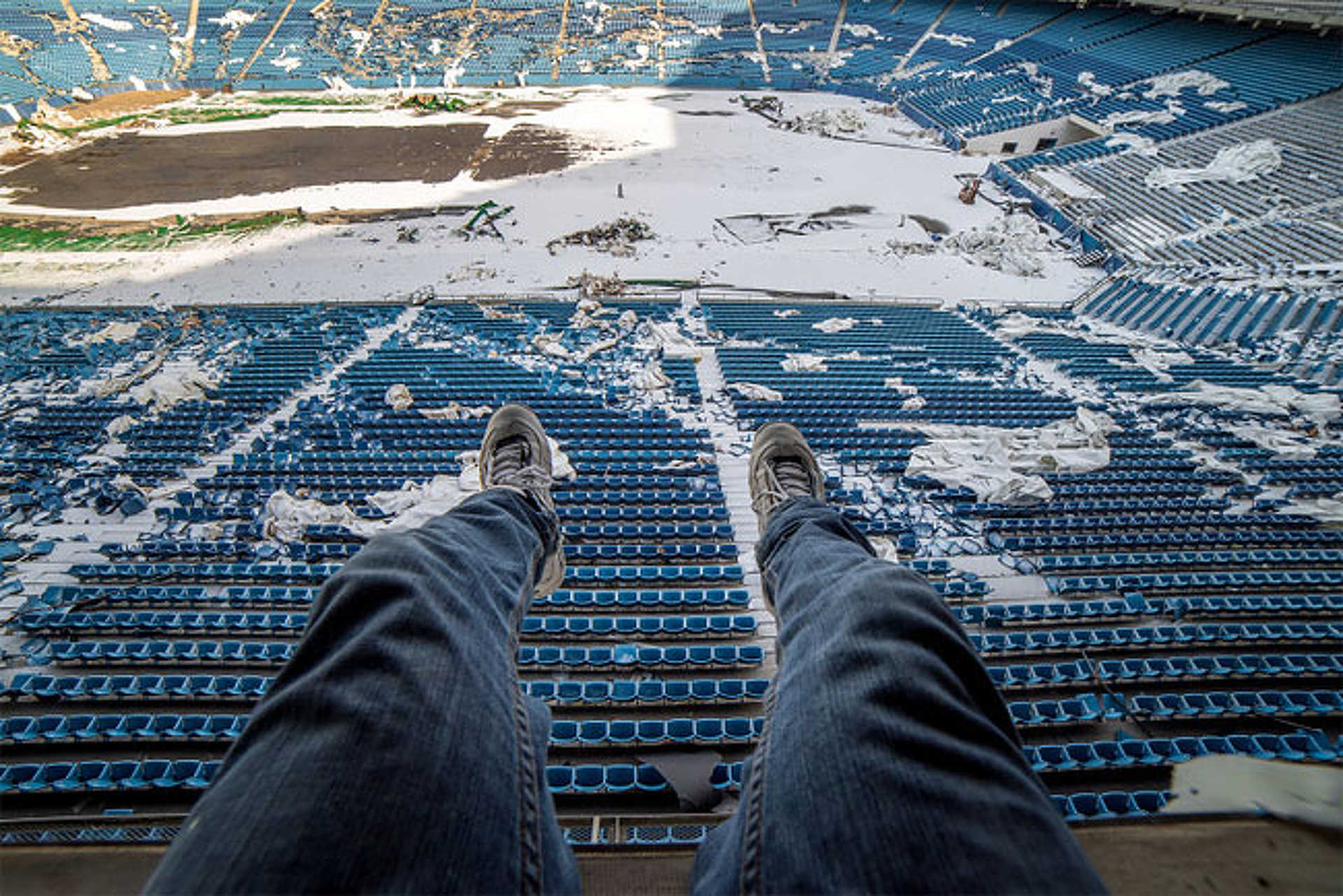Detroit ékköve a Silverdome stadion